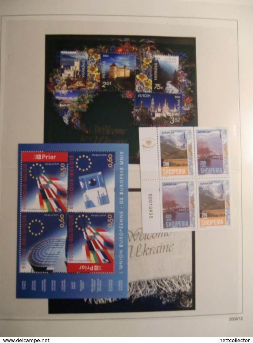 EUROPA 2004/6 COLLECTION PRESQUE COMPLETE TIMBRES NEUFS** LUXE / VOIR LES AUTRES ANNEES EN VENTE