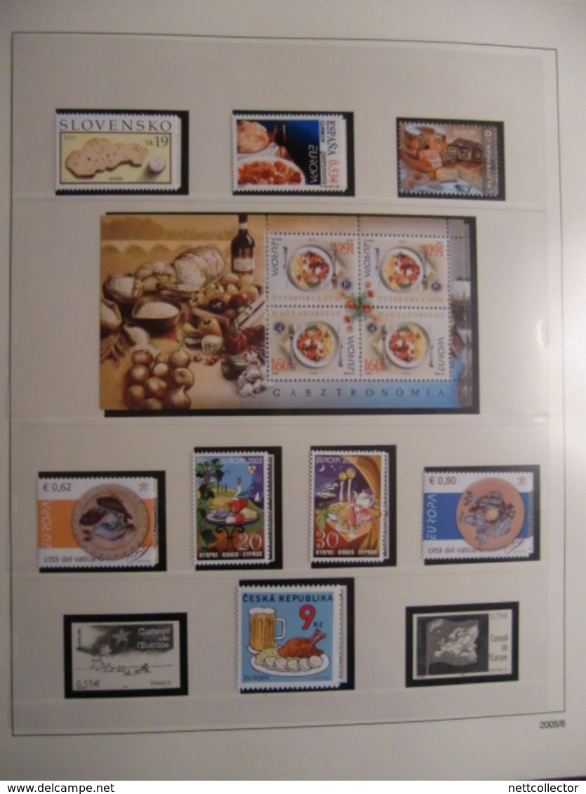 EUROPA 2004/6 COLLECTION PRESQUE COMPLETE TIMBRES NEUFS** LUXE / VOIR LES AUTRES ANNEES EN VENTE