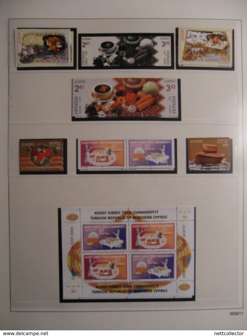 EUROPA 2004/6 COLLECTION PRESQUE COMPLETE TIMBRES NEUFS** LUXE / VOIR LES AUTRES ANNEES EN VENTE