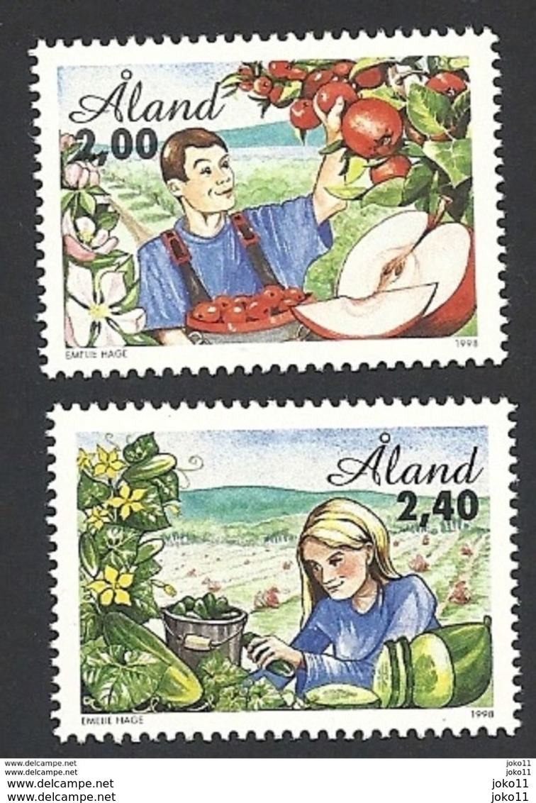 Aland, 1998, Mi.-Nr. 134-135, **postfrisch - Ålandinseln