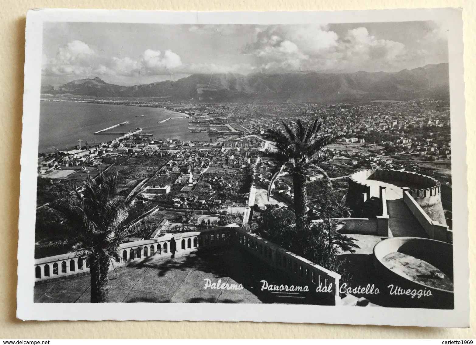 PALERMO - PANORAMA DAL CASTELLO UTVEGGIO VIAGGIATA FG - Palermo