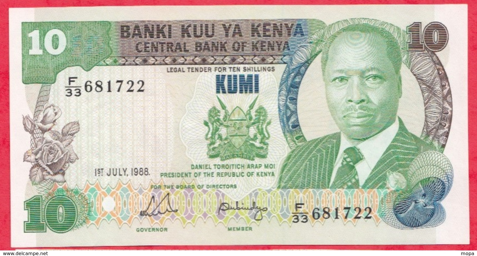 Kenya-- 10 Shillings Du 01/07/1978 ----AU/SPL - Kenya