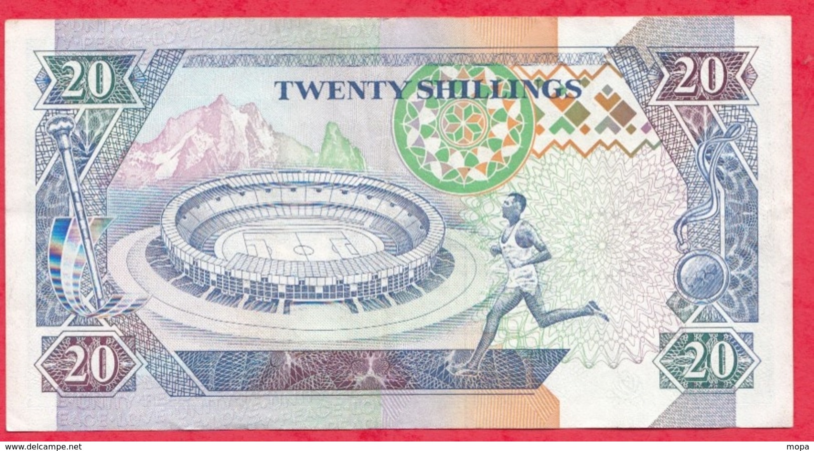 Kenya-- 20 Shillings 14/09/1993 ----XF/SUP+ - Kenya