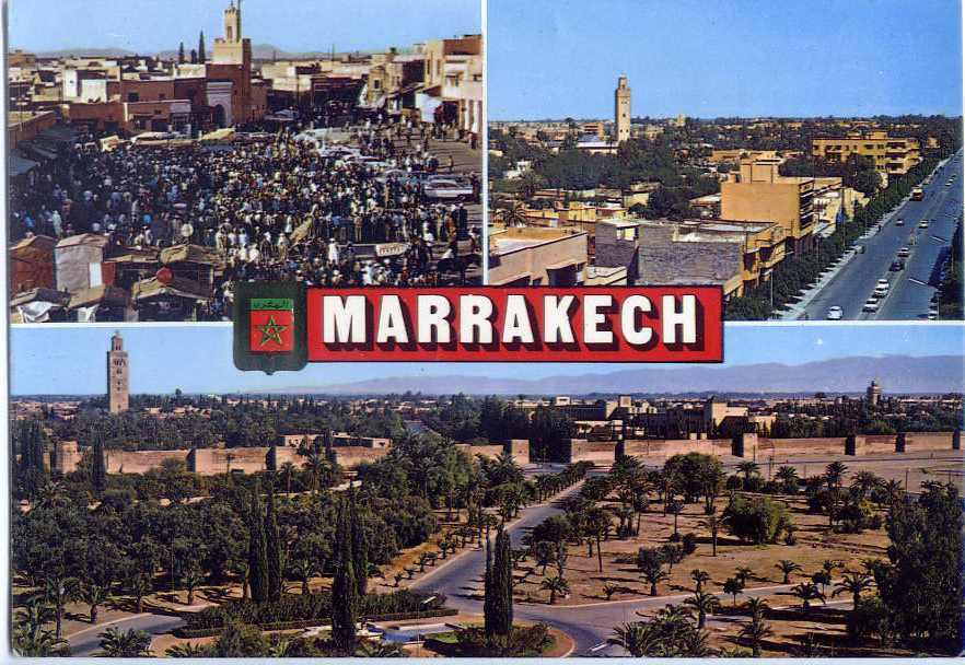 Maroc--MARRAKECH--1980---   Divers  Aspects ,cpm N°47 Par KOMAROC SA - Marrakech