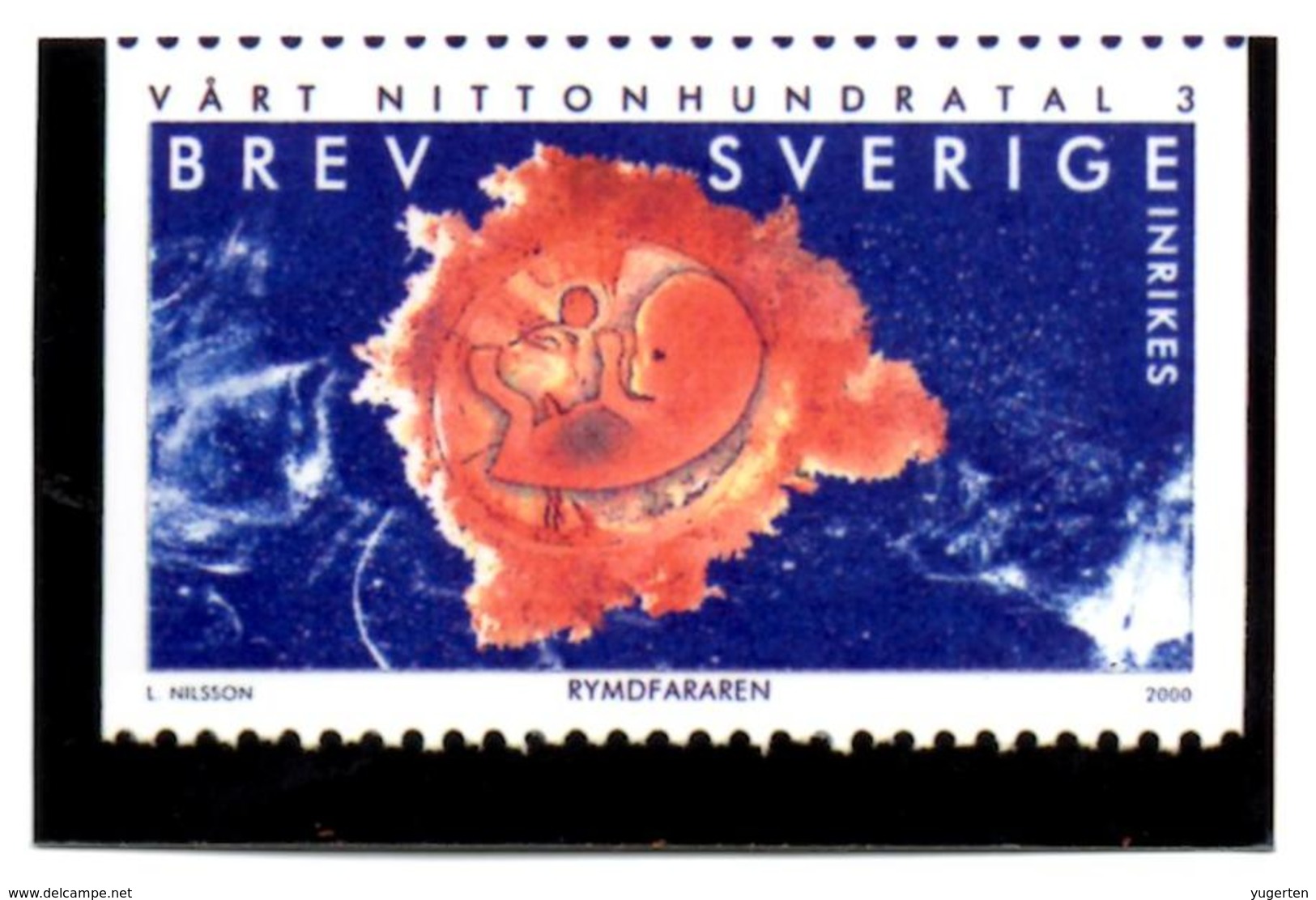 SWEDEN SUEDE 2000 - BREV Official Photo Officielle - Fœtus Fetus Fötus Feto Intrauterine Life Grossesse Pregnancy - Médecine