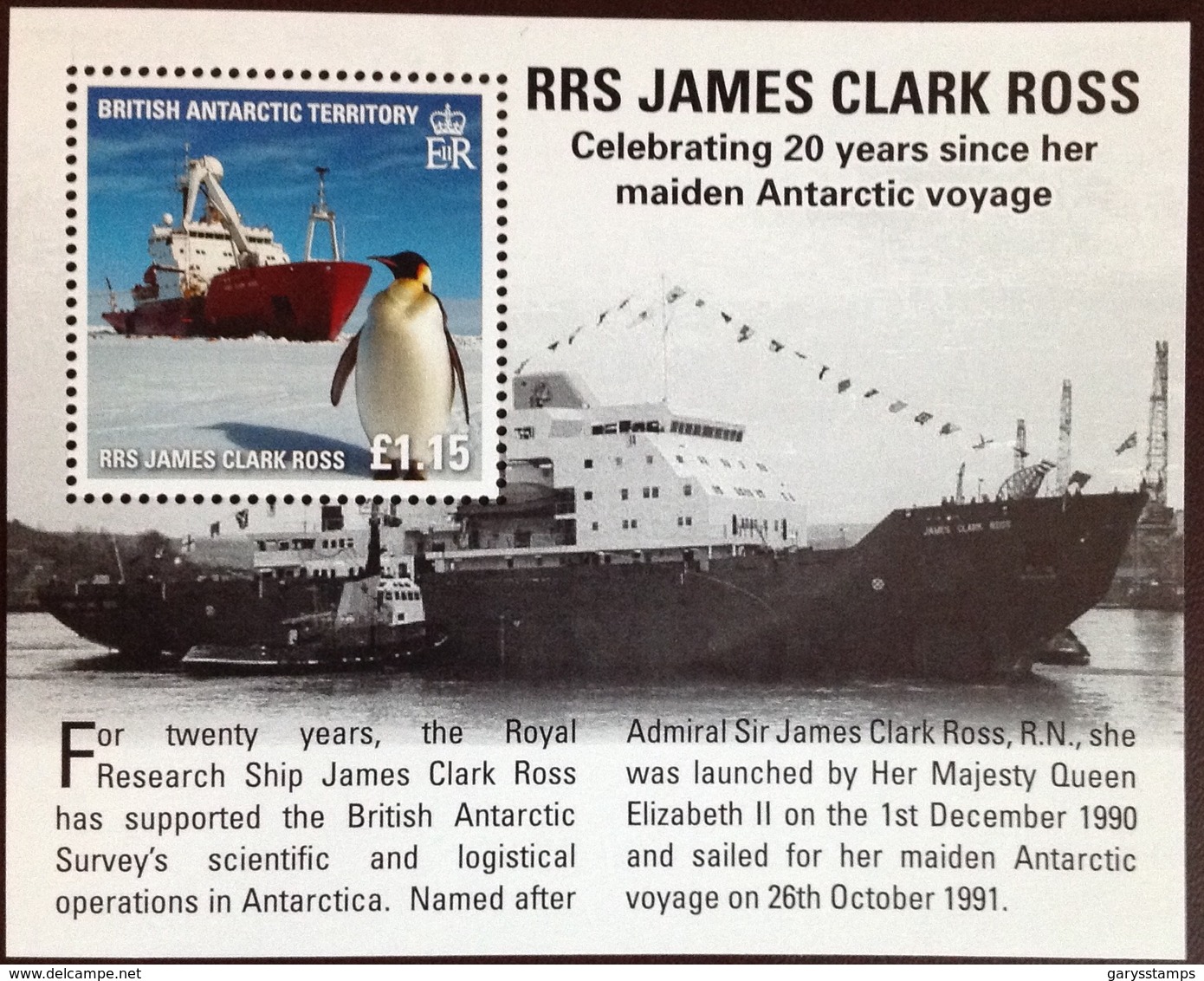 British Antarctic Territory 2011 Research Ships Ross Birds Penguins Minisheet MNH - Otros & Sin Clasificación