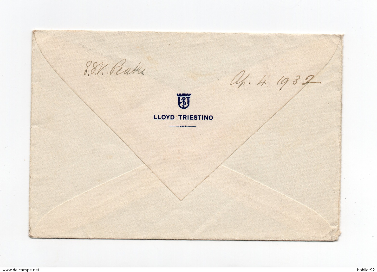 !!! PRIX FIXE : LIBAN, LETTRE DE BEYROUTH DE 1932 POUR NEW YORK - Covers & Documents