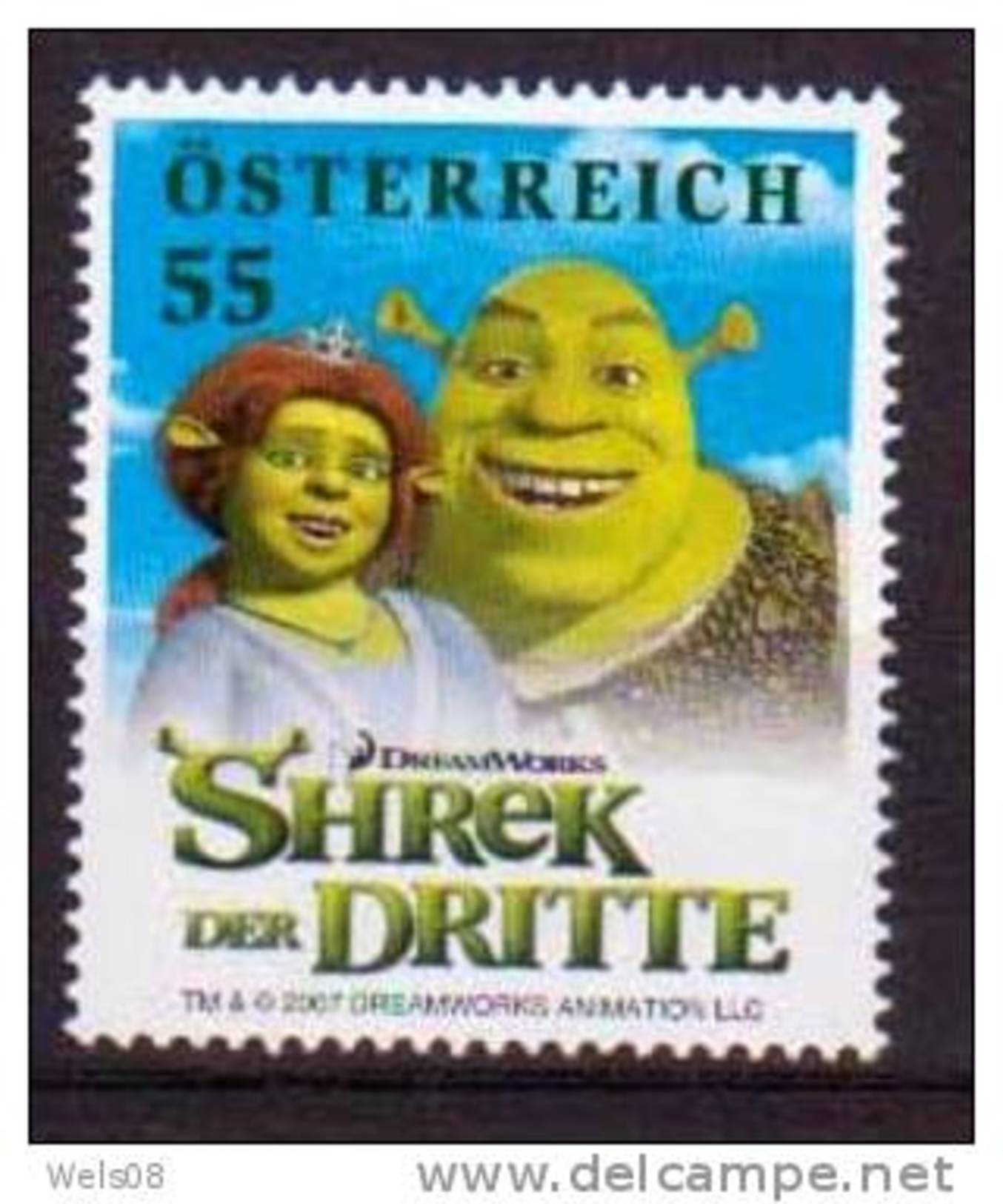 Österreich 2007:  "Shrek Der Dritte"  Postfrisch - Nuovi