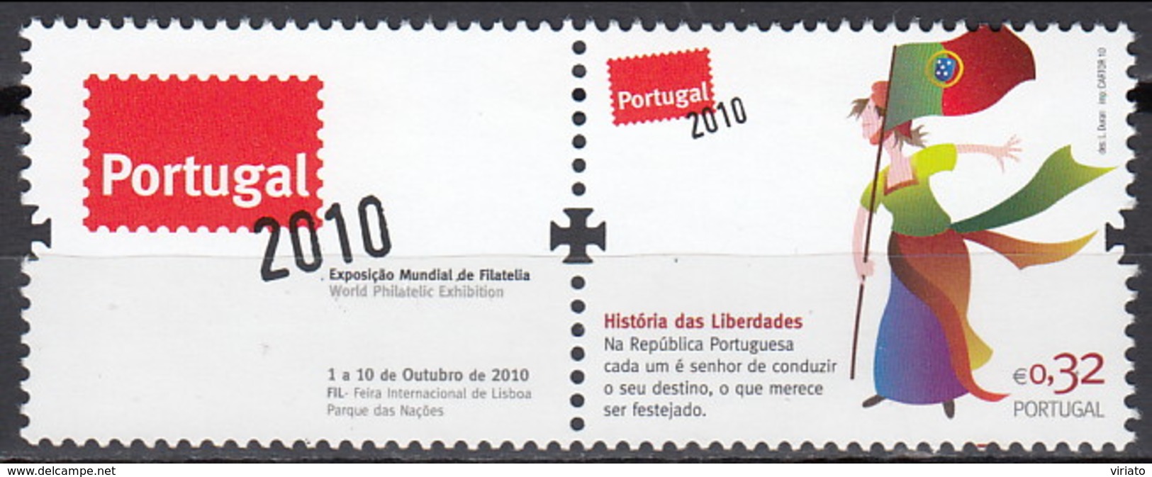 2010 (AF 4027A) - S010 - História Das Liberdades - Nuovi