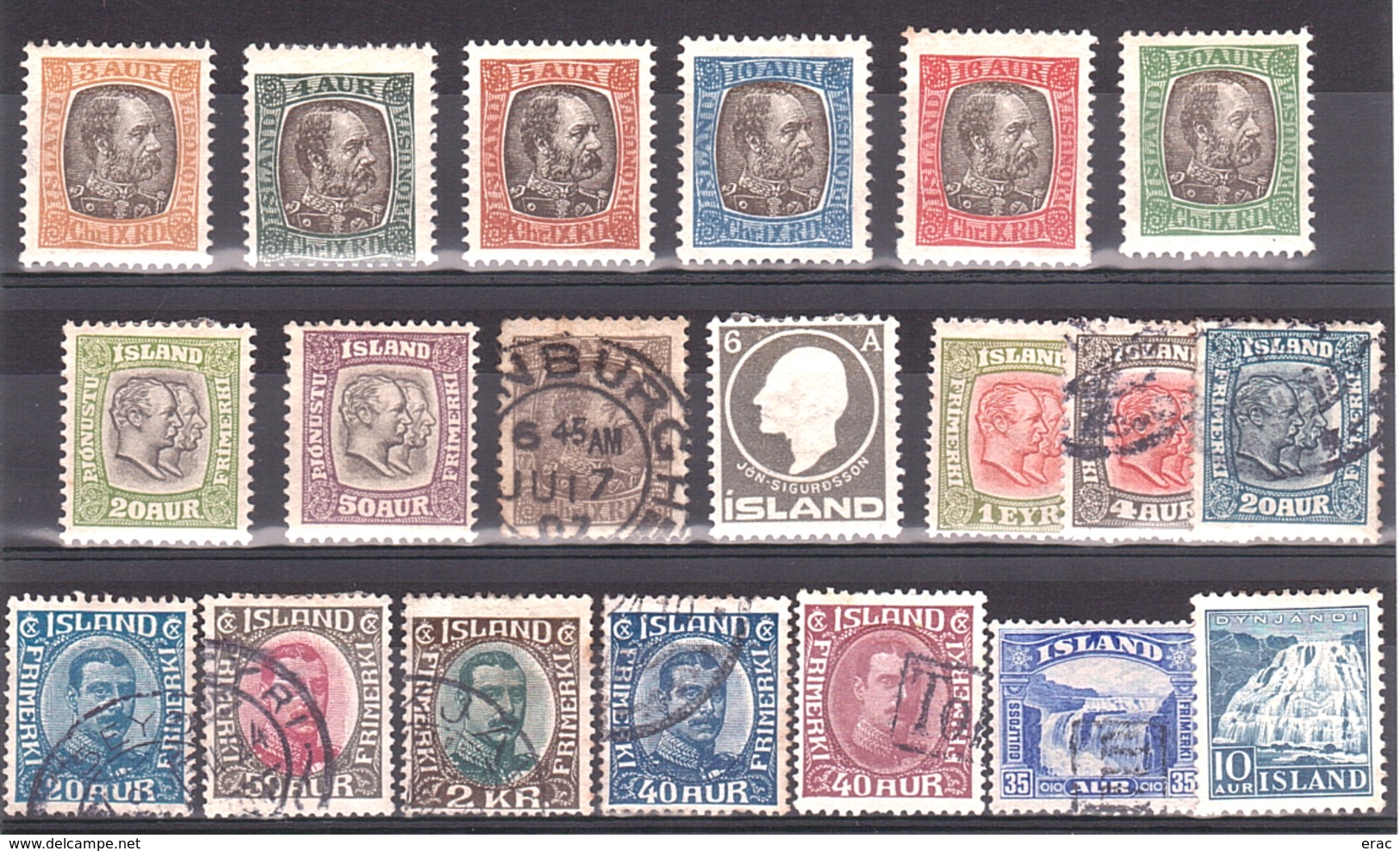 Islande - Lot De Timbres Anciens Neufs Et Oblitérés - Cote 188 - Collections, Lots & Series