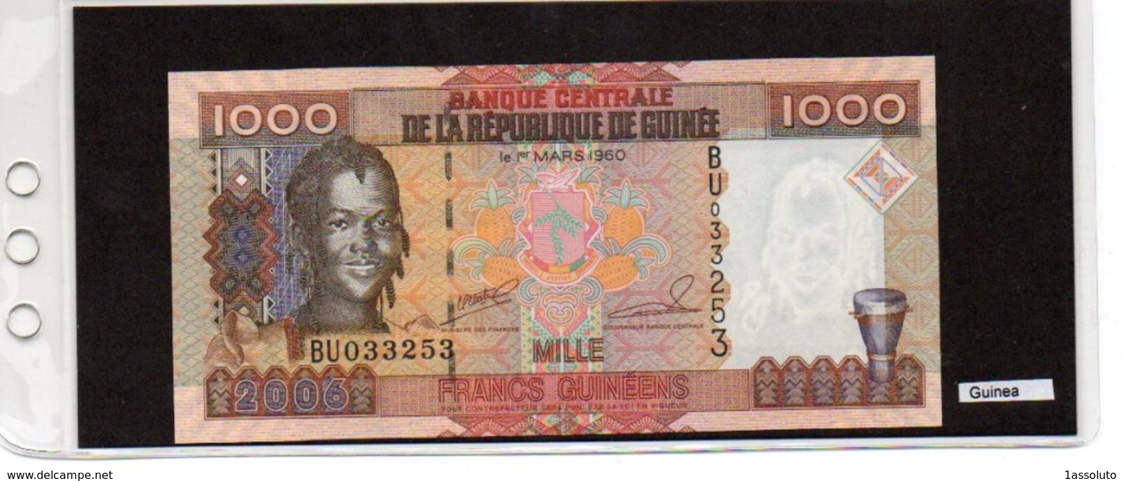 Banconota Guinea 1000 Francs Guineens - Guinea
