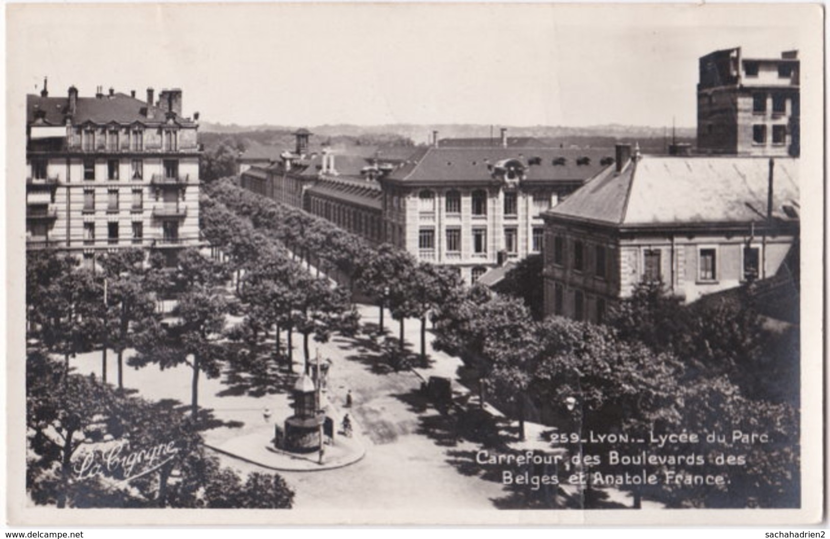 69. Pf. LYON. Lycée Du Parc. Carrefour Des Boulevards Des Belges Et Anatole France. 259 - Autres & Non Classés