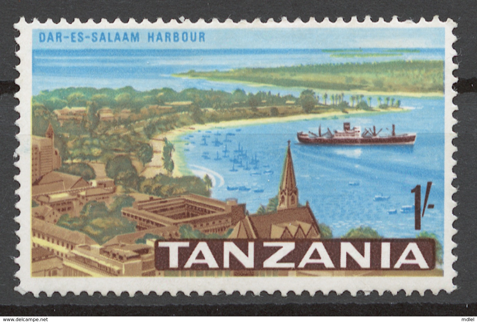 Tanzania 1965 Mi# 13** DAR ES SALAAM HARBOR - Tanzania (1964-...)