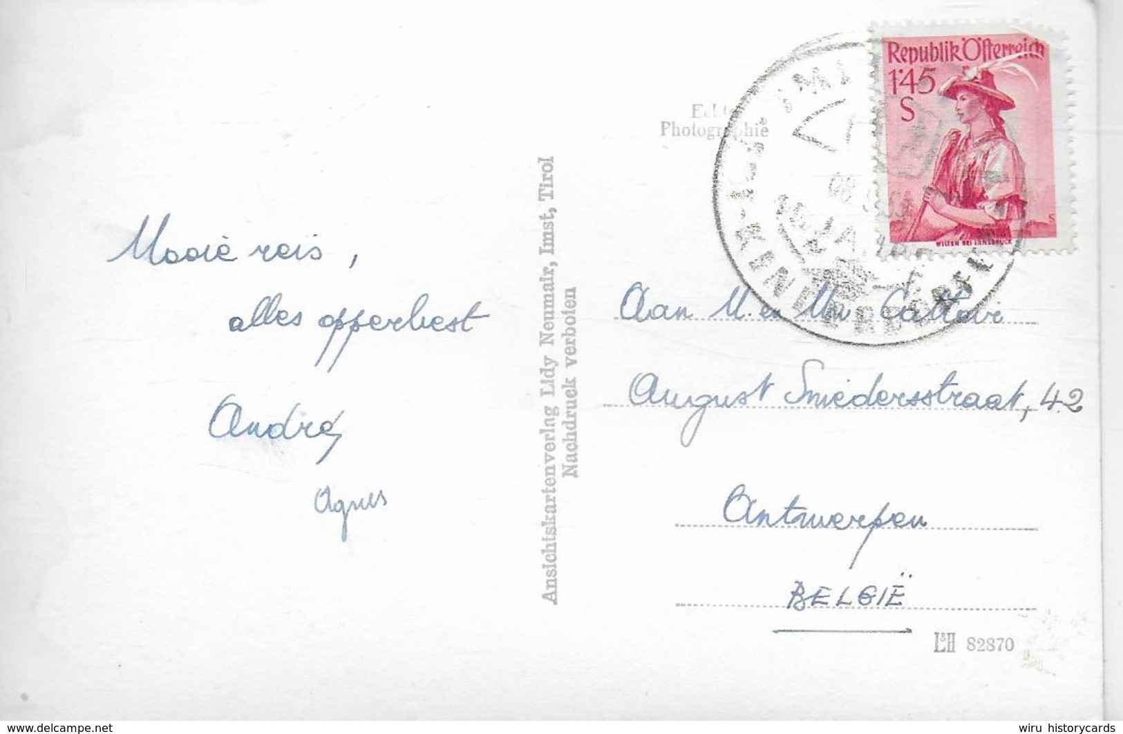 AK 0098  Imst Mit Heiterwand Und Rauchberg - Verlag Neumair Um 1950-60 - Imst