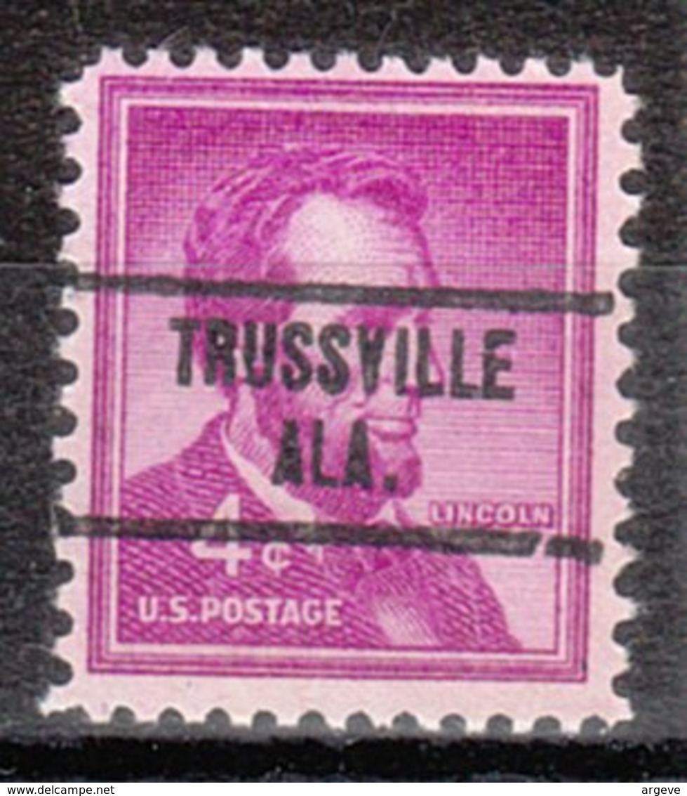 USA Precancel Vorausentwertung Preo, Locals Alabama, Trussville 734 - Precancels