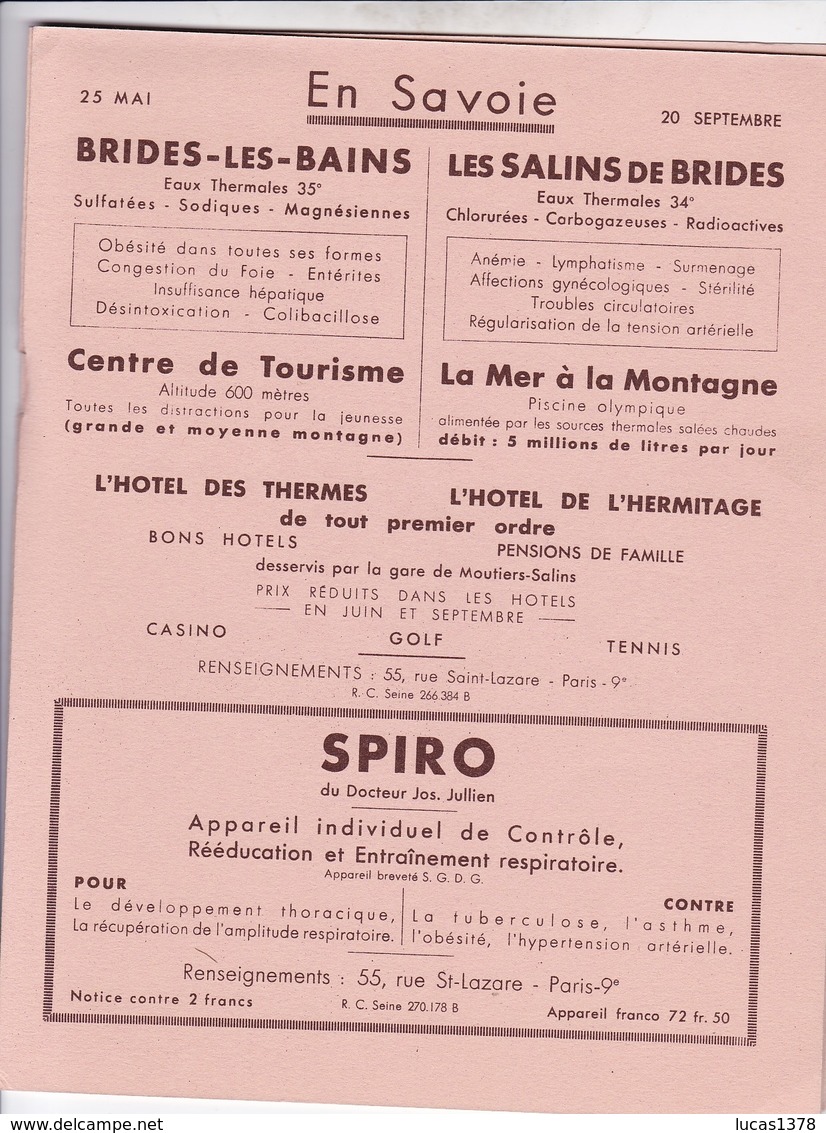 CAHIER DE 4 Grands Buvards Au Soleil La Tutélaire SOLEIL AIGLE ASSURANCE Brides Les Bains SPIRO Jos Julien - Banque & Assurance