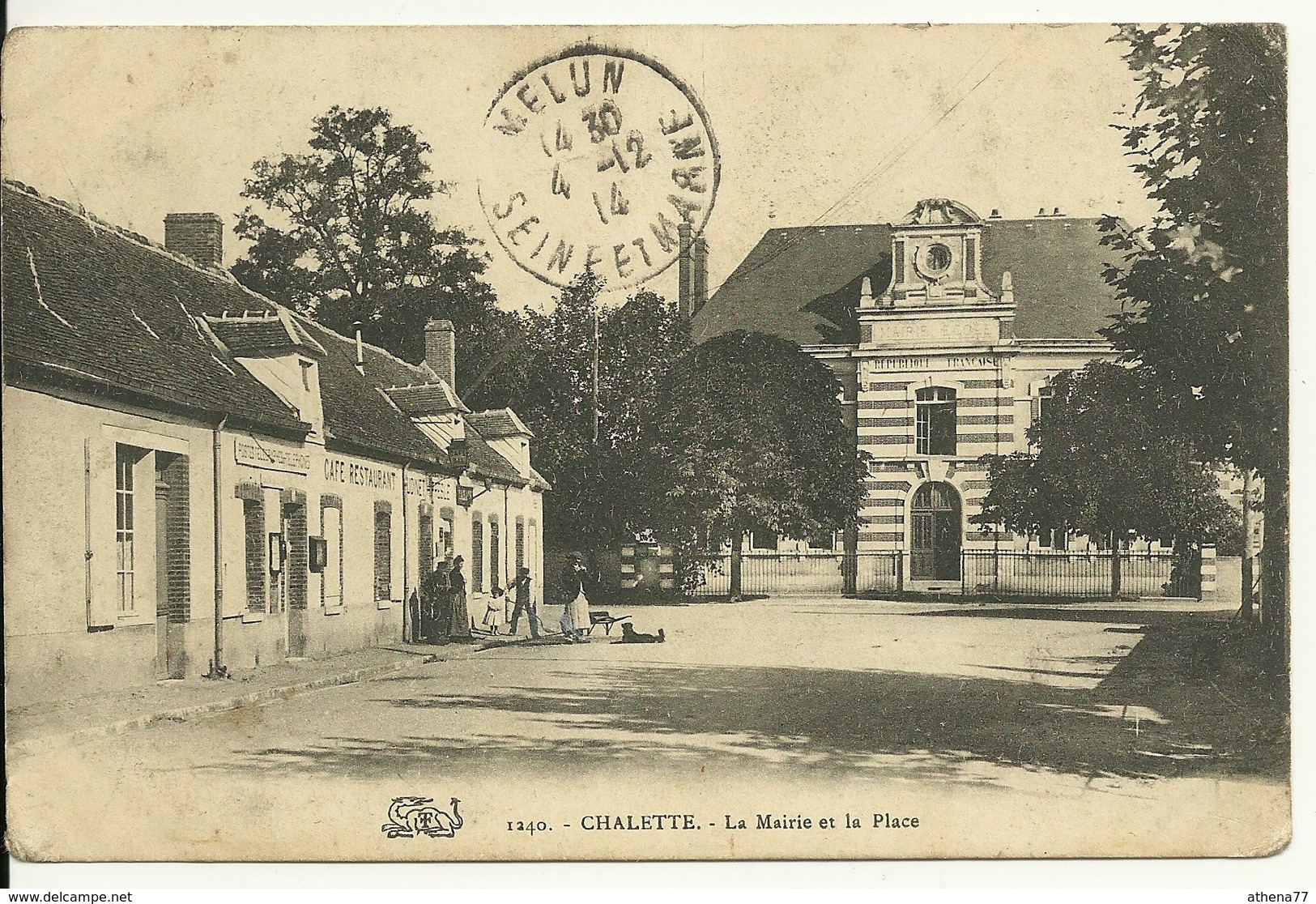 45 - CHALETTE / LA MAIRIE ET LA PLACE - Autres & Non Classés