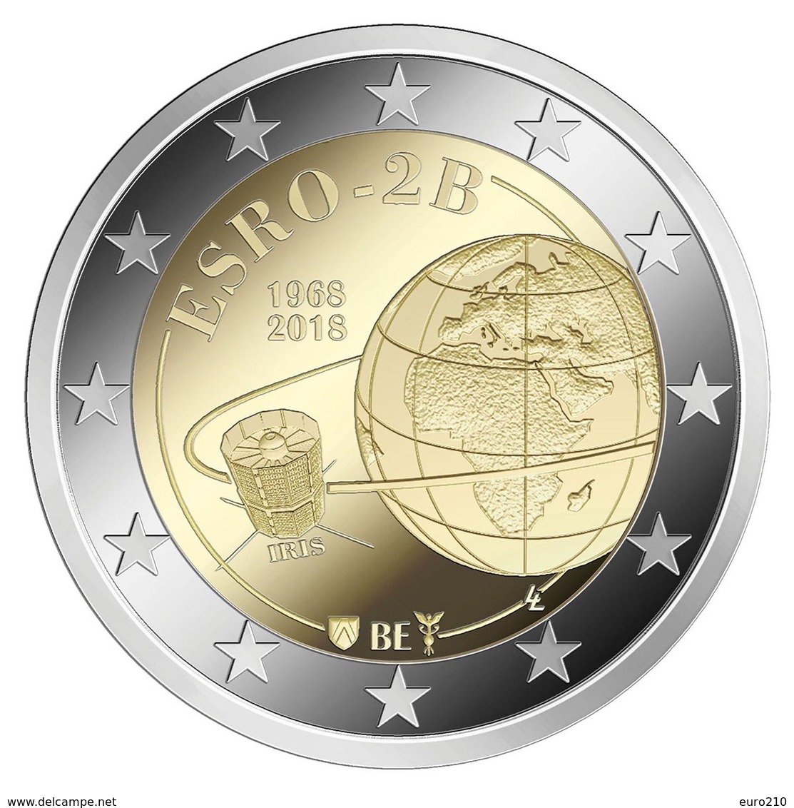 Belgio - 2 Euro 2018 - ESRO - BU !!! - Belgio