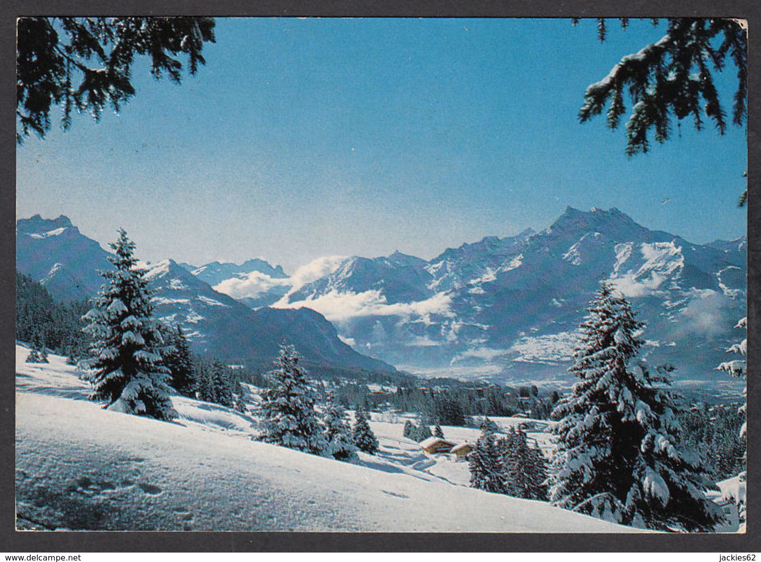 26043/ VILLARS S/OLLON, Vue Générale Sur La Station Et Les Dents Du Midi - Ollon