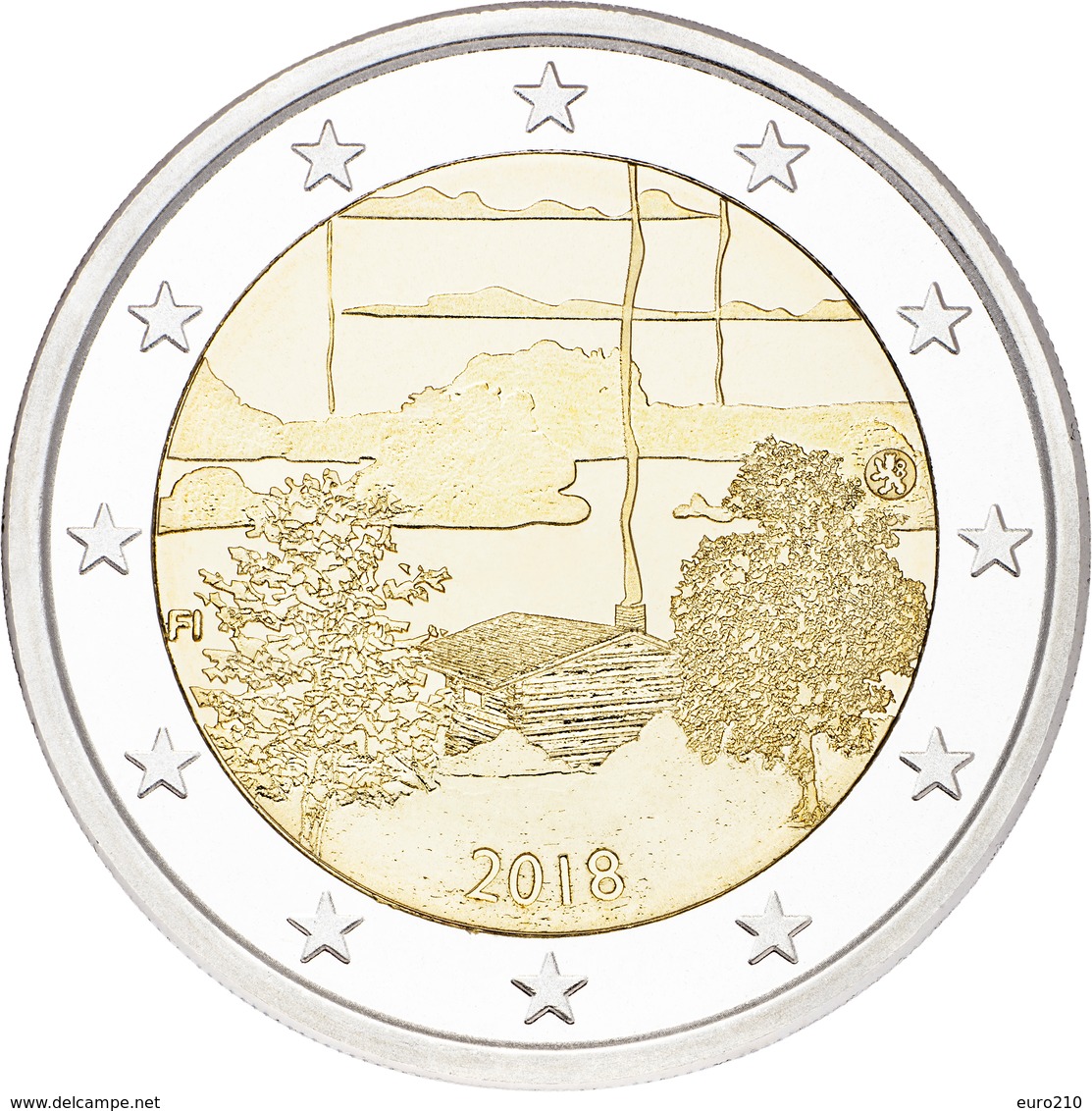 FINNLAND 2 Euro 2018 - Finnische Saunakultur - Finlandia