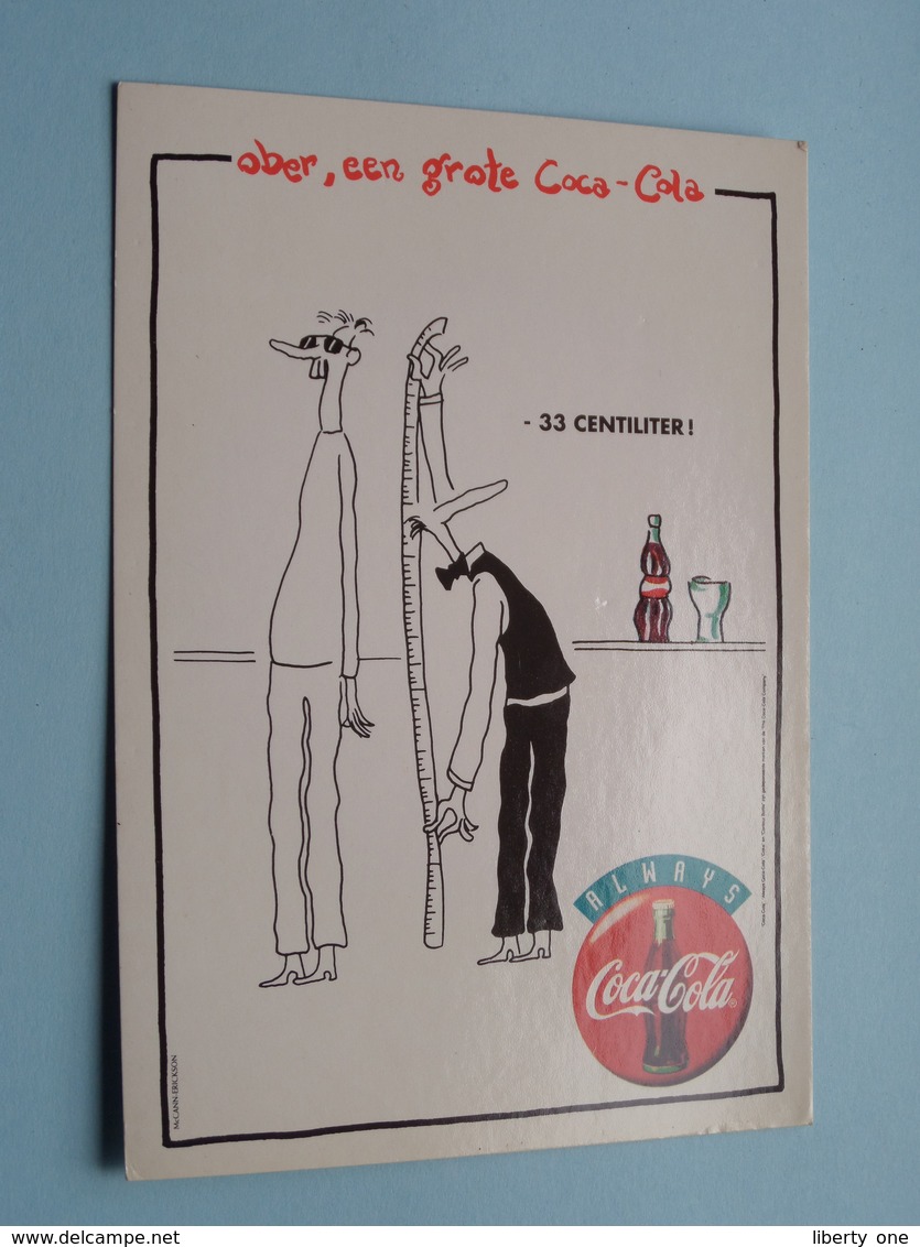 Always COCA-COLA : - 33 Centiliter ( Boomerang ) Anno 19?? ! - Advertising