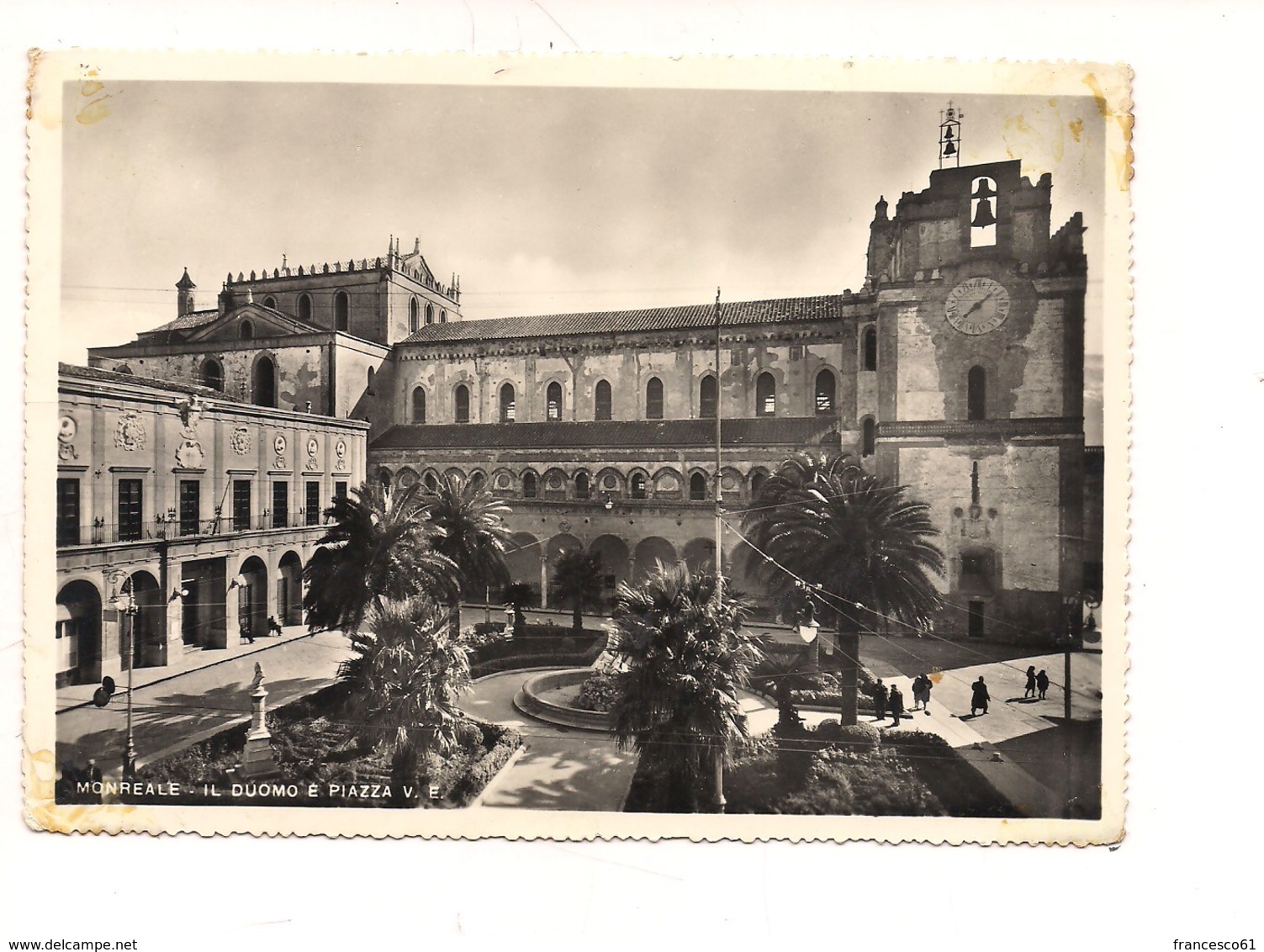 PA449 Sicilia Monreale Palermo 1958 VIAGGIATA - Trains