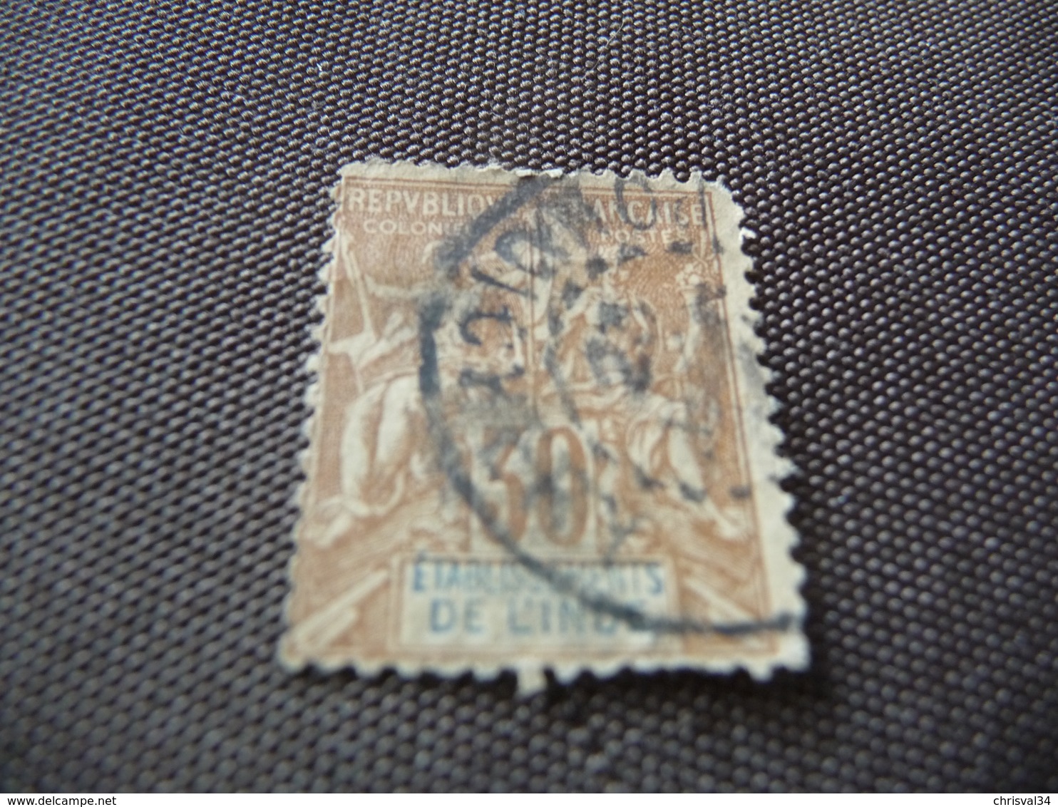 TIMBRE  INDE   N  9        COTE  56,00  EUROS    OBLITÉRÉ - Used Stamps