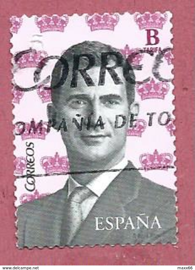 SPAGNA USATO - 2016 - King Felipe VI - Facciale B° - Michel ES 5029 - Usati