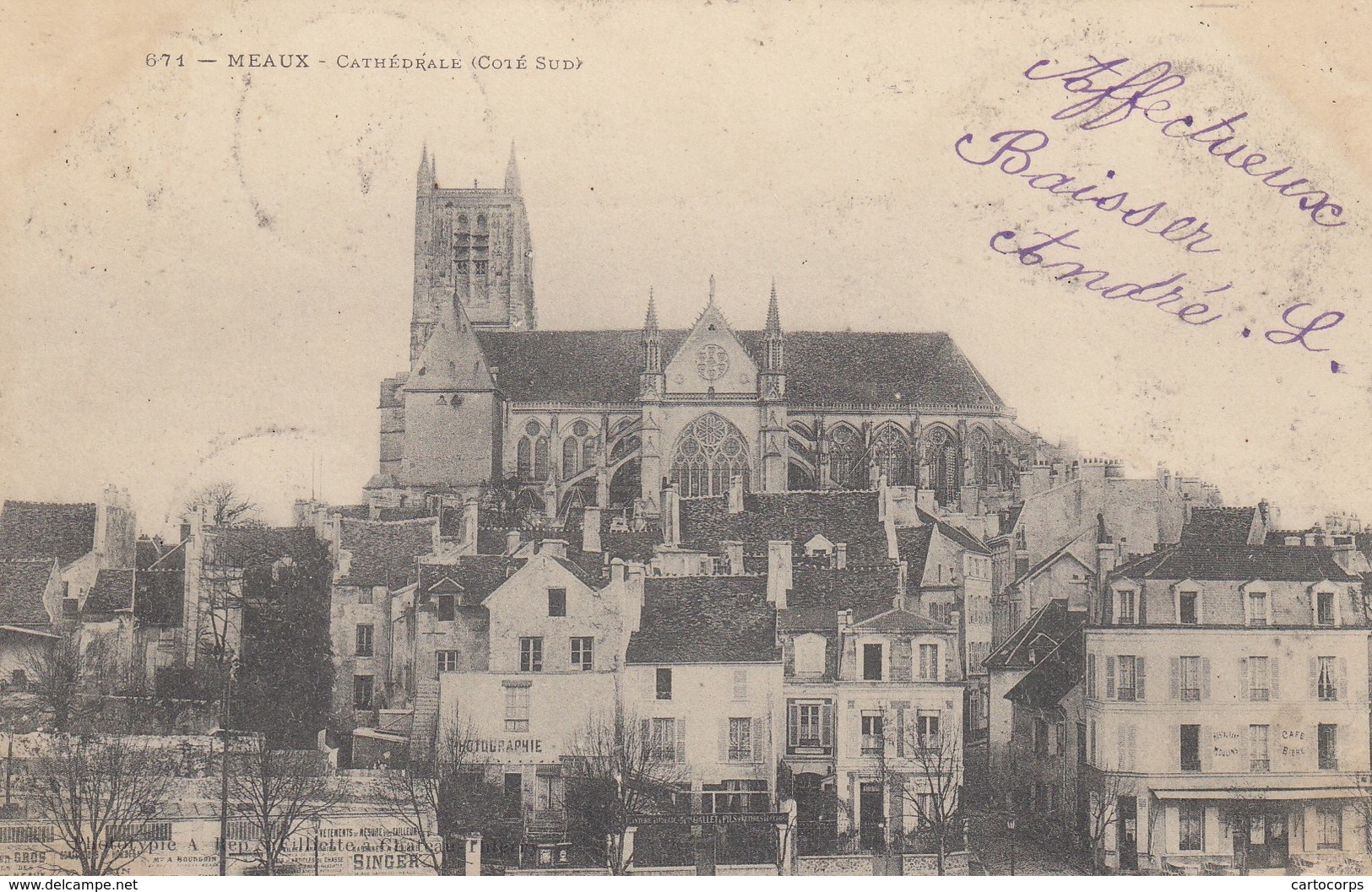 Seine-et-Marne - Meaux - La Cathédrale - ( Côté Sud ) - Meaux