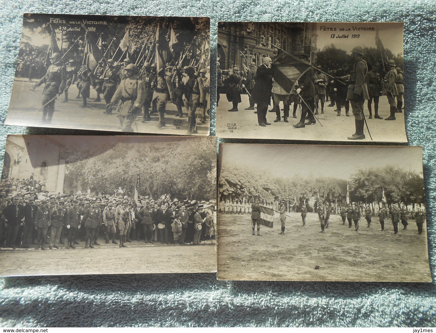 23 CPA  Photo Guerre14-18 1wk Ww1 Wk1 Fêtes De La Victoire Juillet 1919 Paris - Guerre 1914-18