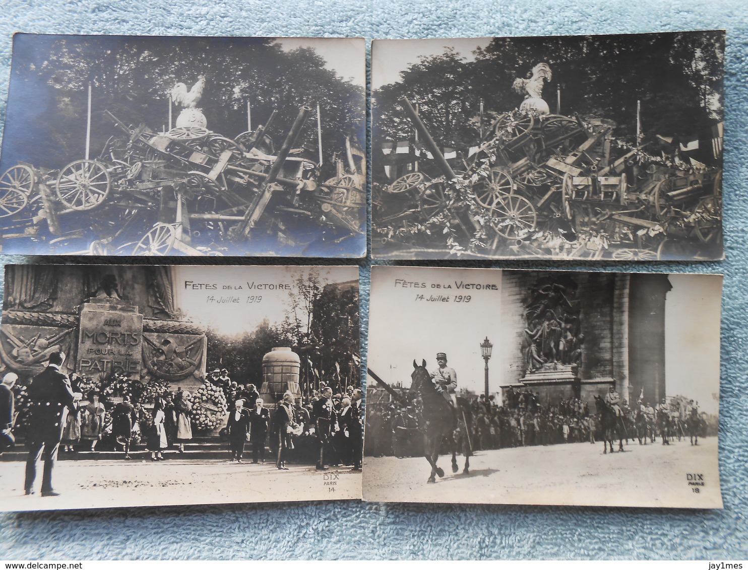 23 CPA  Photo Guerre14-18 1wk Ww1 Wk1 Fêtes De La Victoire Juillet 1919 Paris - Guerre 1914-18
