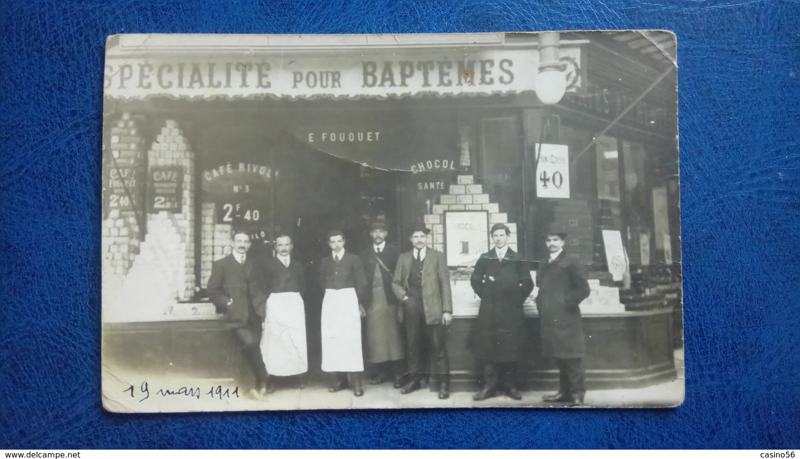 Cpa Commerce Carte Photo - Magasins