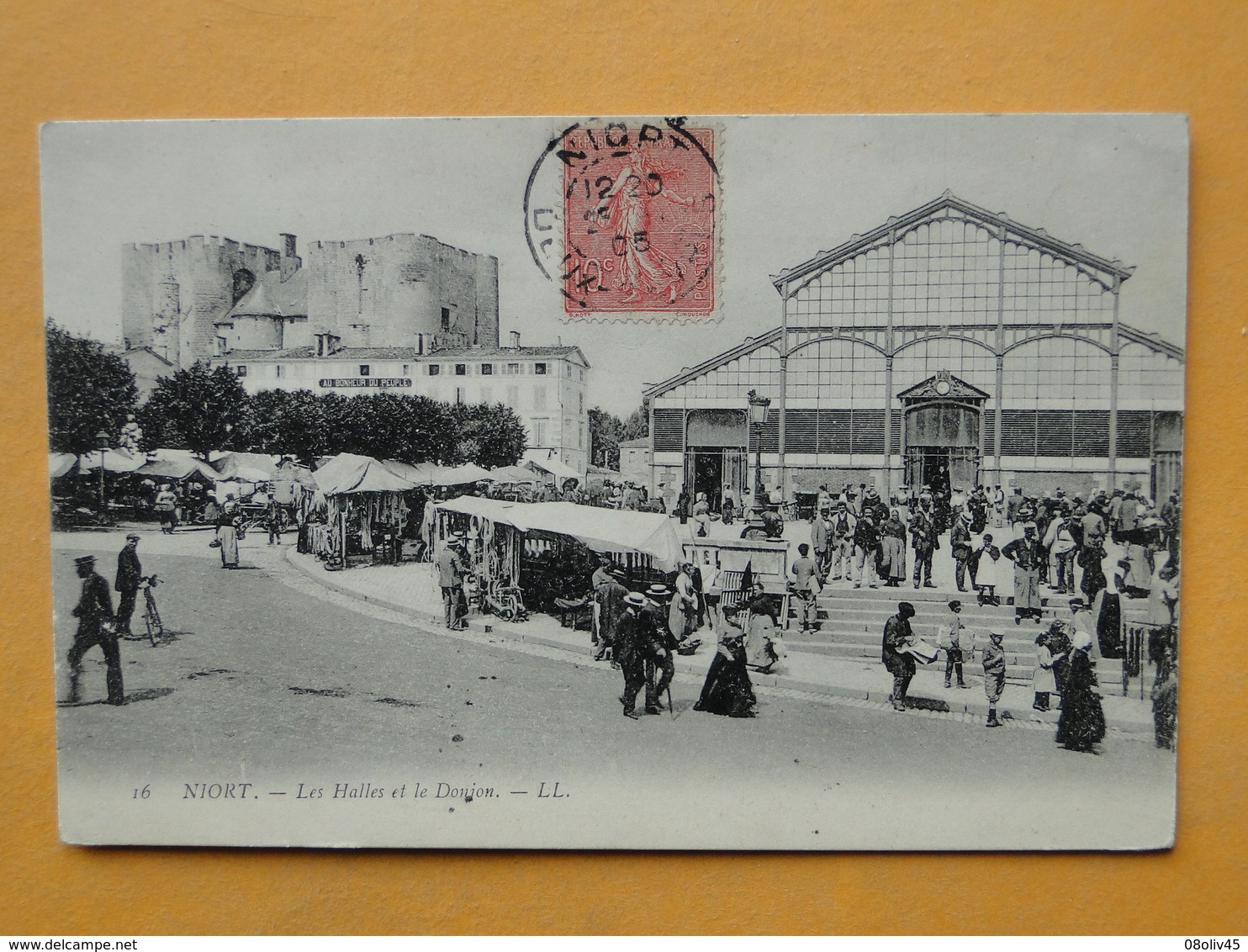 Lot N° 5 -- 12 CPA sur les HALLES & MARCHES COUVERTS de FRANCE  -- TOUTES ANIMEES -- Voir les 12 scans -- A SAISIR  !!