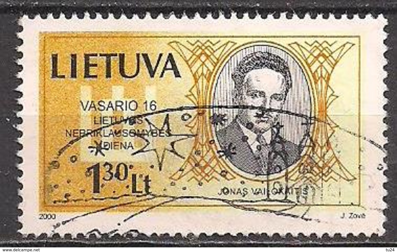 Litauen  (2000)  Mi.Nr.  722  Gest. / Used  (5ad05) - Lithuania