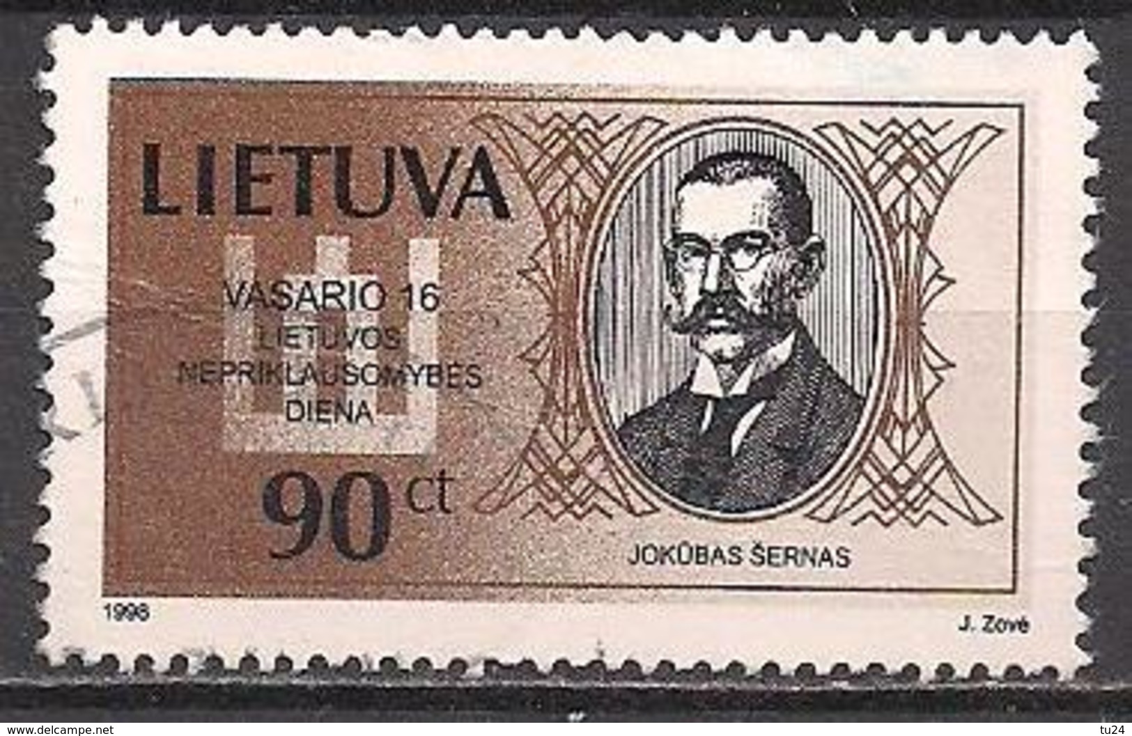 Litauen  (1998)  Mi.Nr.  659  Gest. / Used  (5ad07) - Lithuania