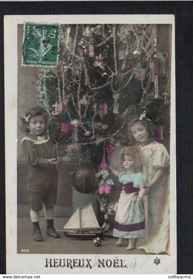 Jouet / Enfants,jouets Divers,poupée,voilier,sapin " Heureux Noël " - Jeux Et Jouets