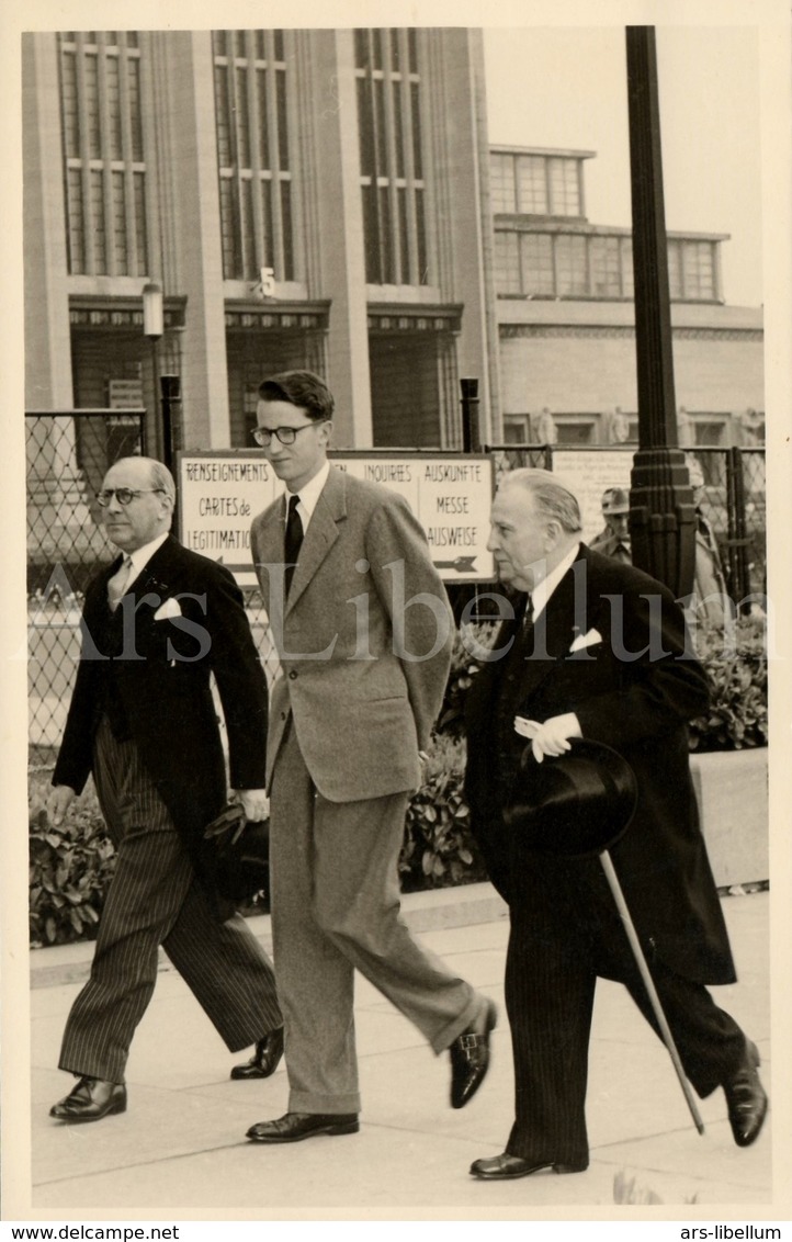 Postcard / ROYALTY / Belgique / België / Roi Baudouin / Koning Boudewijn / Foire Internationale / Heysel / 5 Mai 1953 - Beroemde Personen