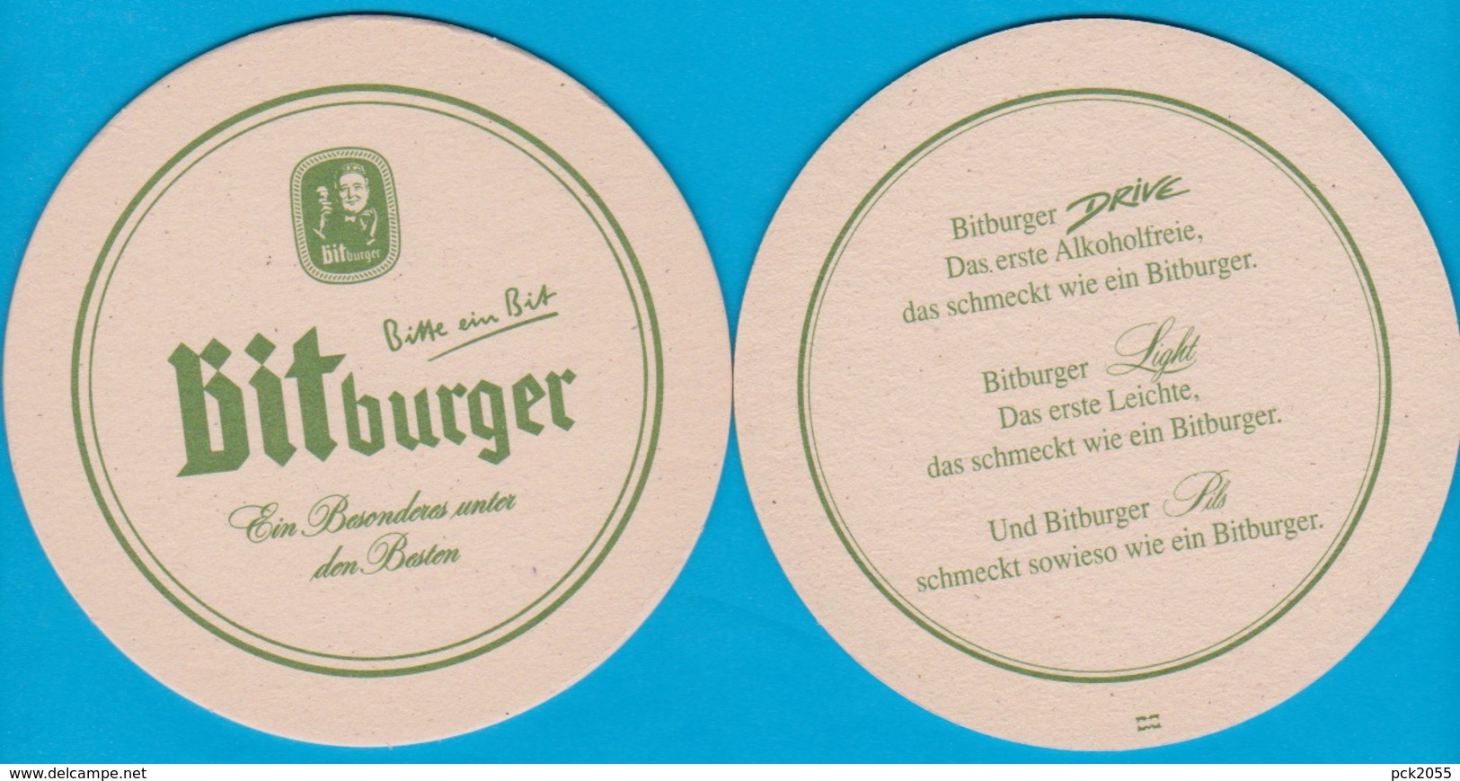 Bitburger Braugruppe Bitburg ( Anderes Druckerzeichen M )  ( Bd 2143 ) - Bierdeckel