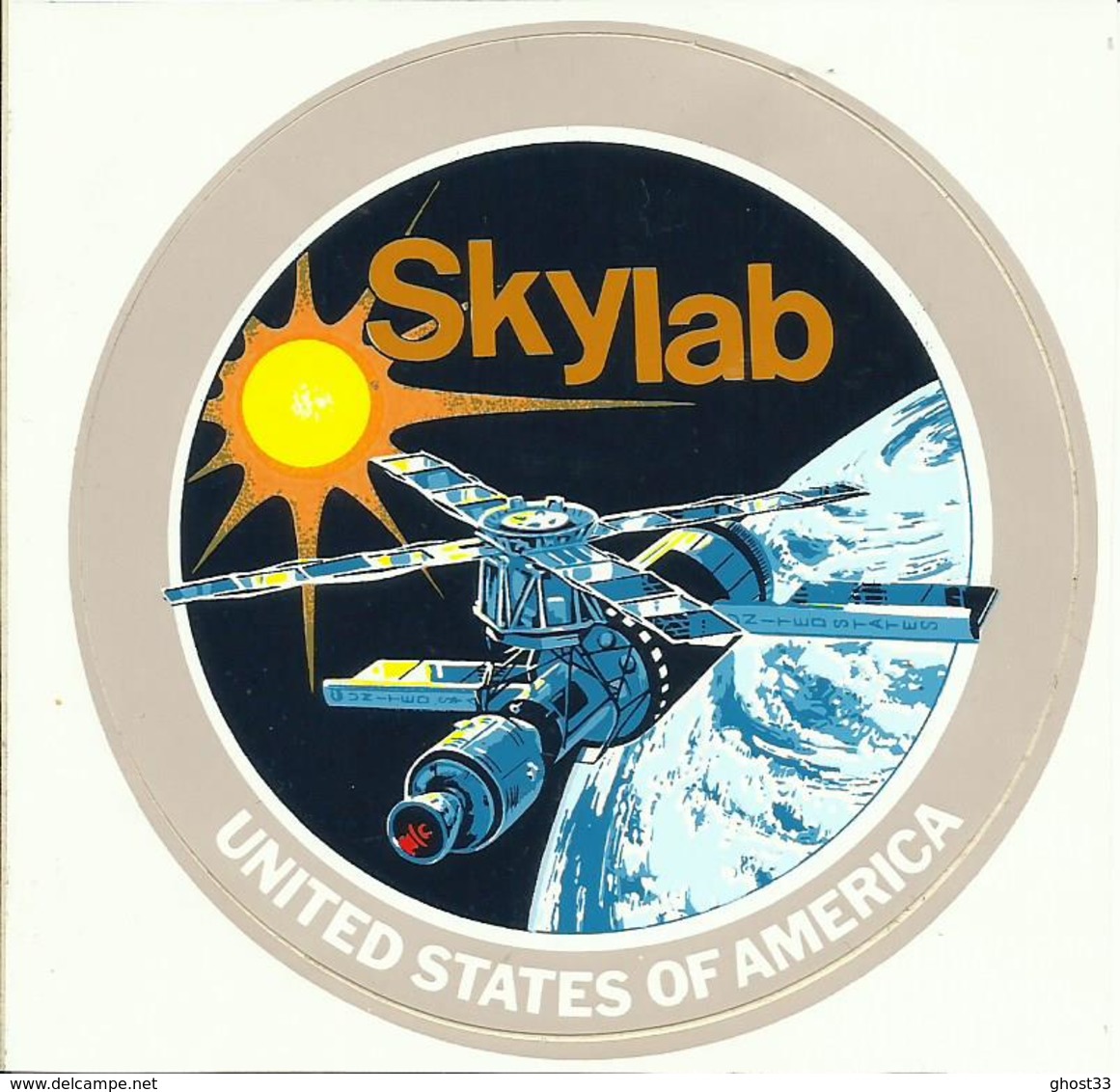 Autocollant SKYLAB - ESPACE - Stickers