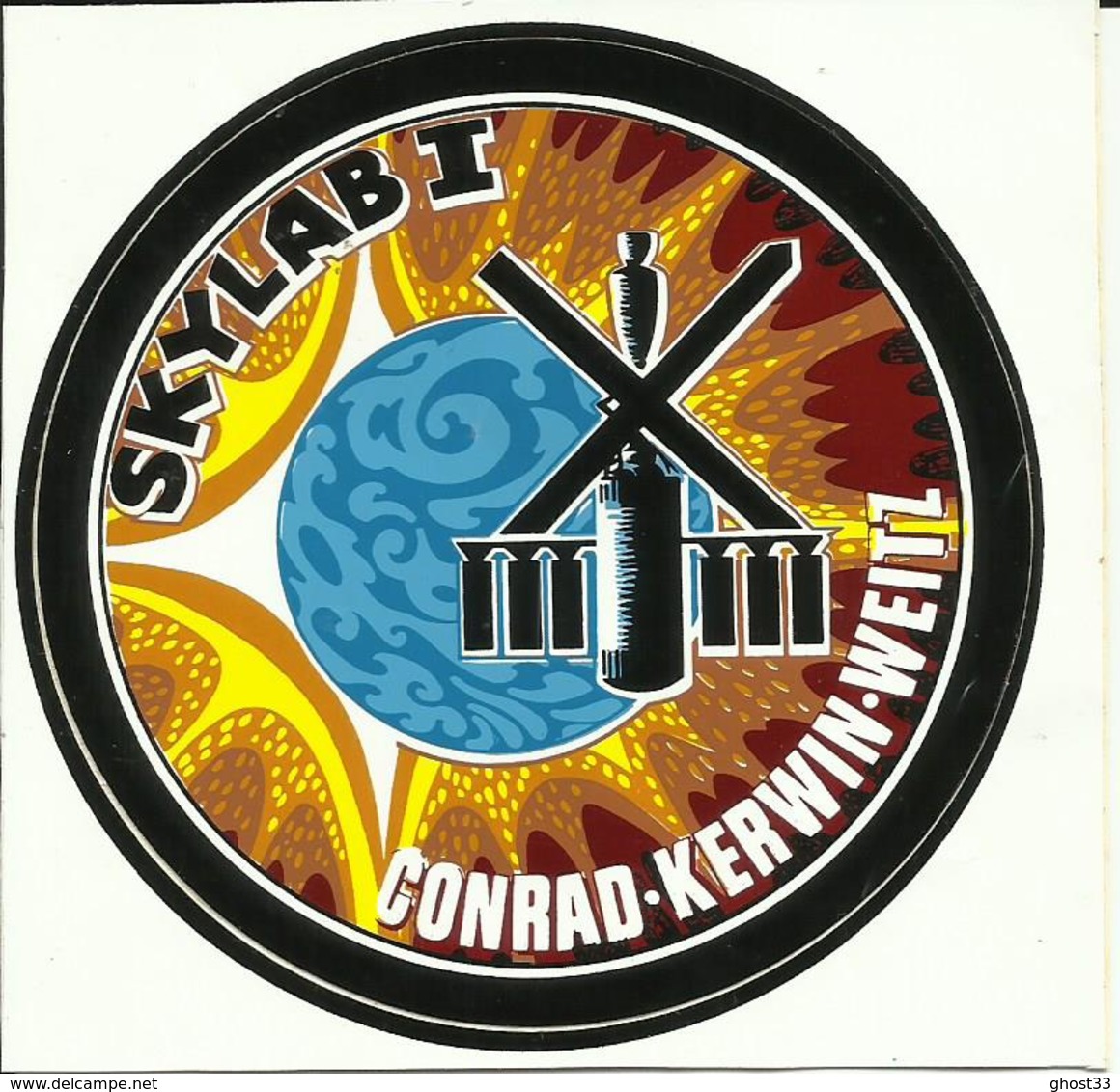 Autocollant SKYLAB I - CONRAD / KERWIN / WEITZ - ESPACE - Stickers