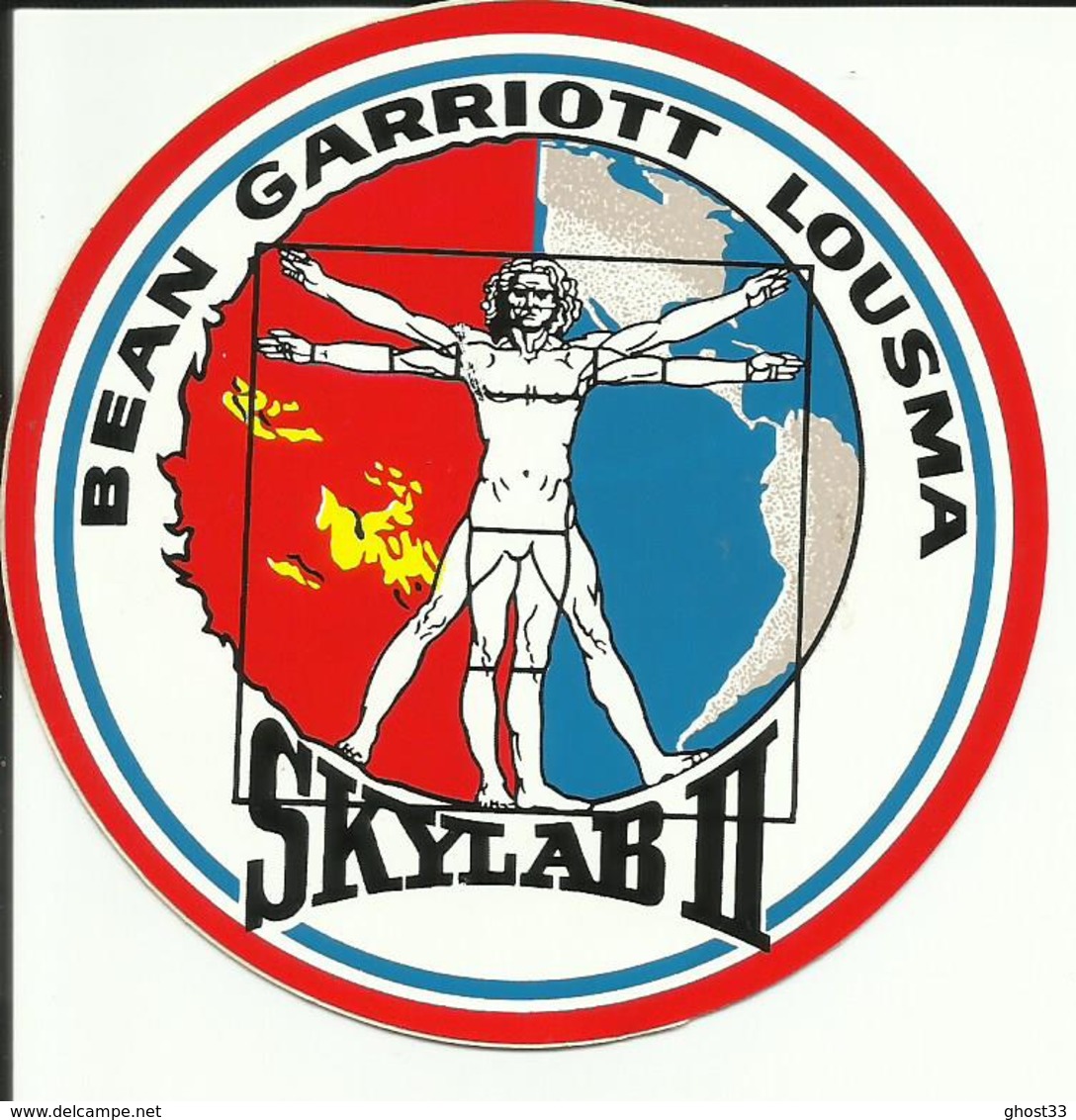 Autocollant SKYLAB II - BEAN / GARRIOTT / LOUSMA - ESPACE - Stickers