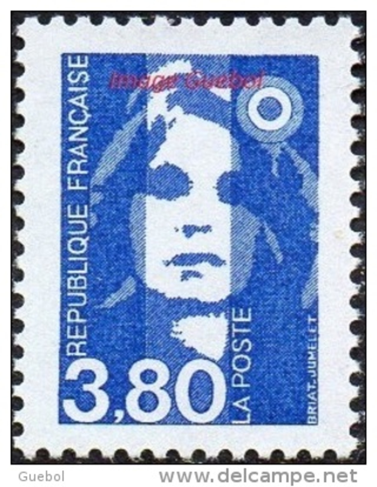 France Marianne Du Bicentenaire N° 3006 ** Briat Le 3.80 Frs Bleu - 1989-1996 Maríanne Du Bicentenaire