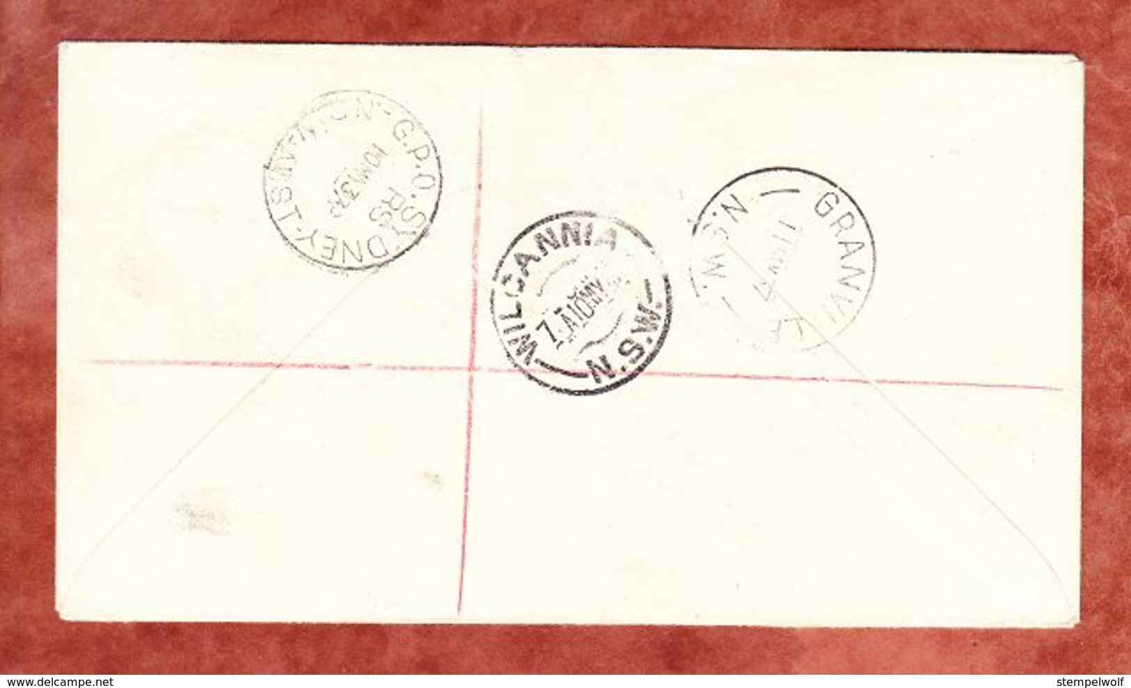 FDC?, Luftpost, Einschreiben Reco, Kroenung Koenig George, Wilcania Ueber Sydney Nach Granville 1937 (61407) - Omslagen Van Eerste Dagen (FDC)