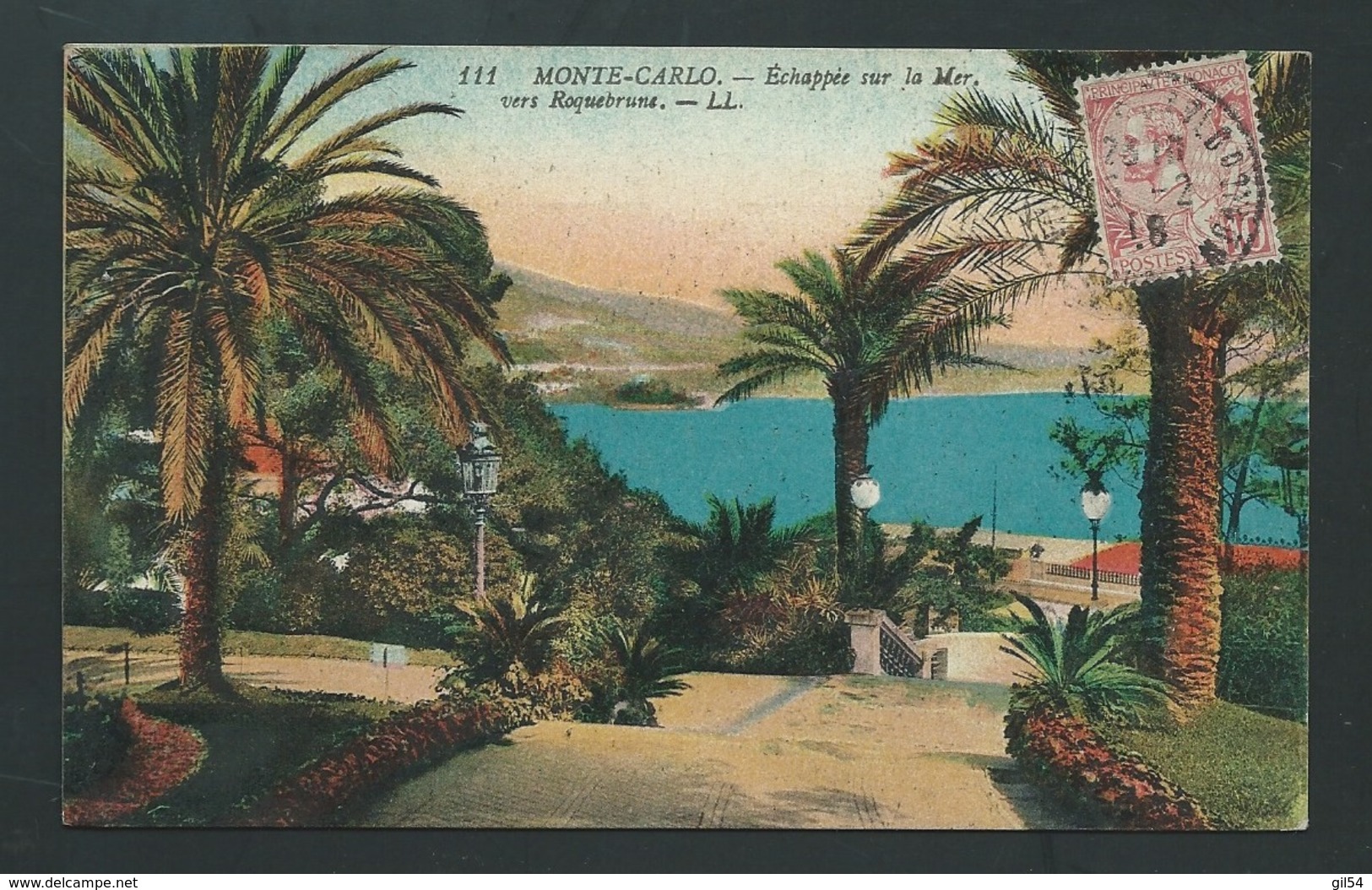 Monte-Carlo - Eéchaooée Sur La Mer Ver Roquebrune     -  Gab 51 - Les Terrasses