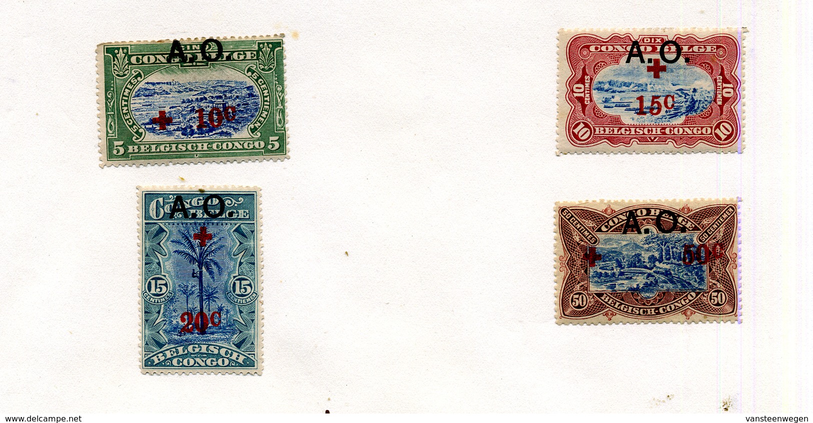 Ruana-Urundi 1918 : 5 Timbres * - Neufs