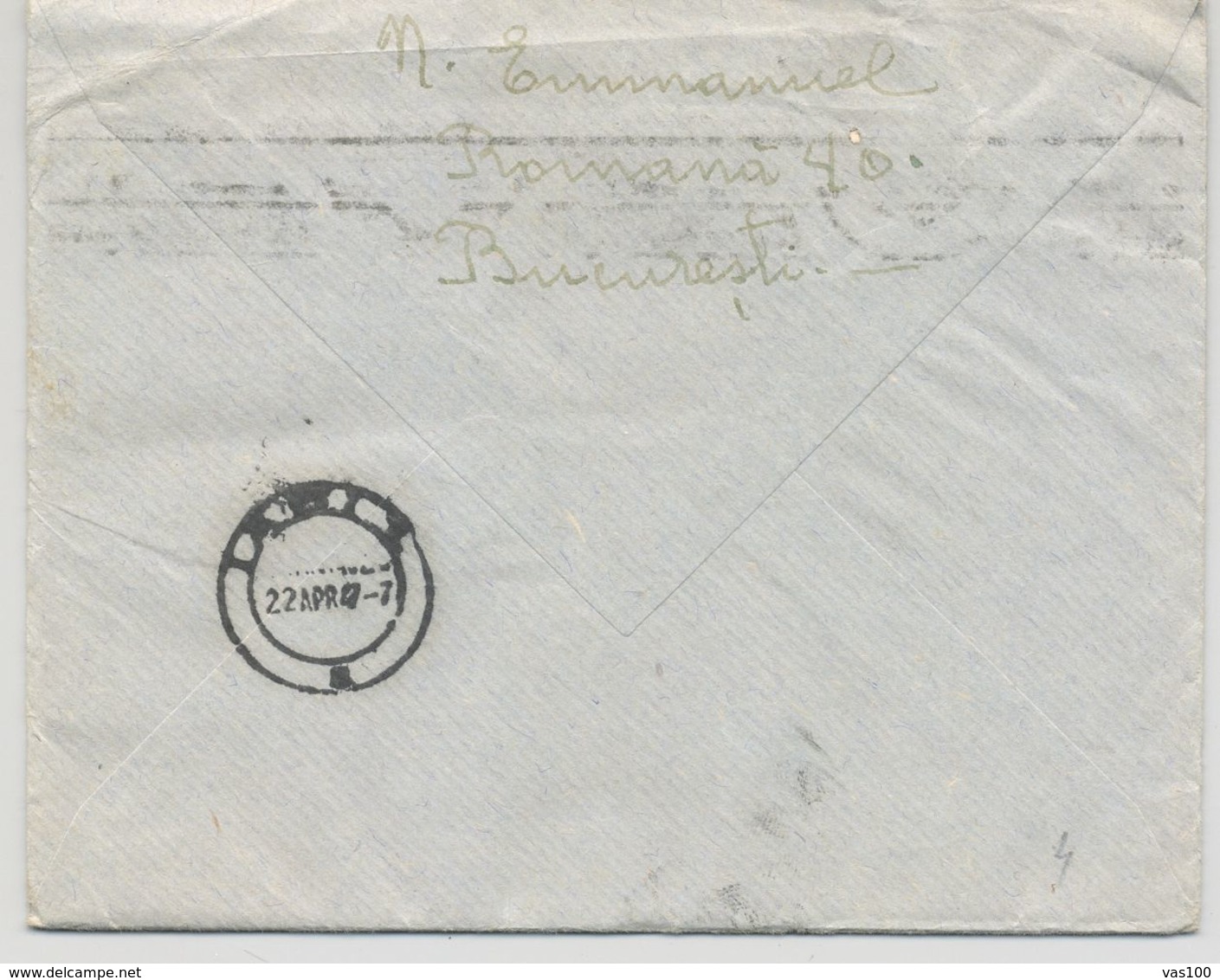 KING MICHAEL STAMPS ON COVER, 1947, ROMANIA - Lettres & Documents