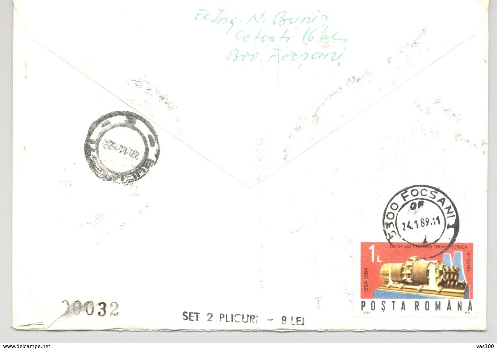 PRINCE ALEXANDRU IOAN CUZA, MOLDAVIA AND WALLACHIA UNION, SPECIAL COVER, 1989, ROMANIA - Cartas & Documentos