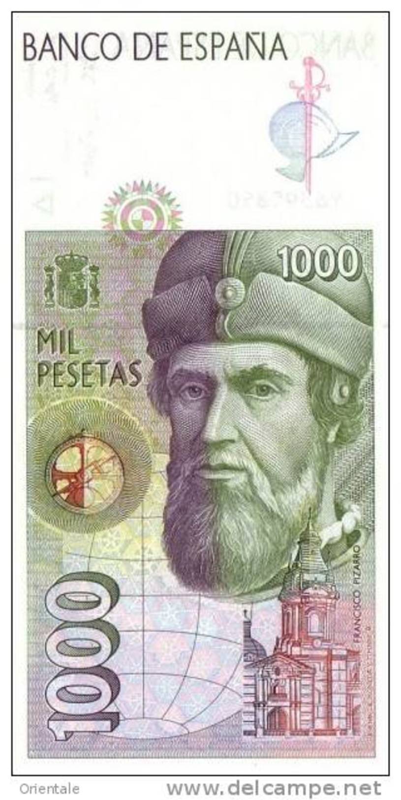 SPAIN P. 163 1000 P 1992 UNC - [ 4] 1975-… : Juan Carlos I