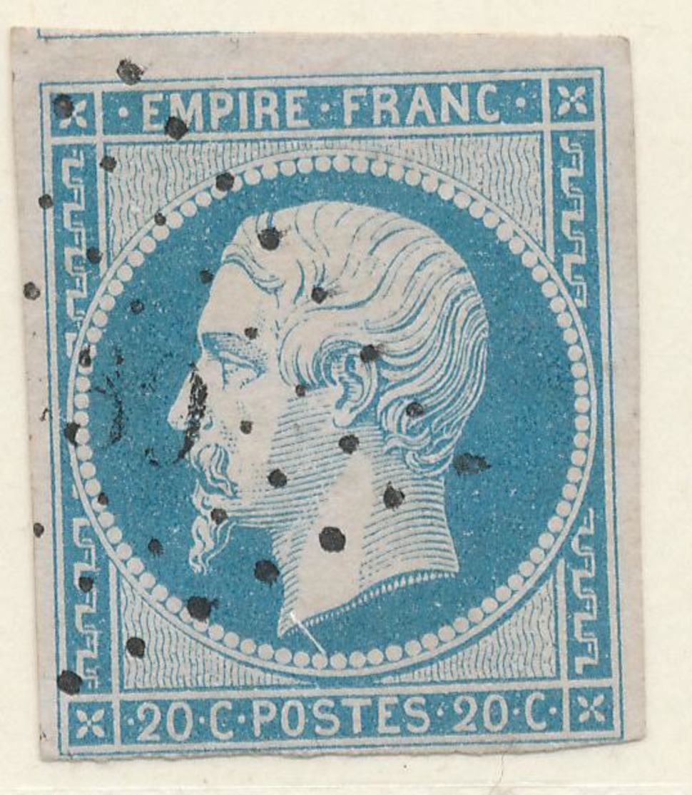 N°14 VARIETE   G.C.739 INDICE 16 - 1853-1860 Napoleon III