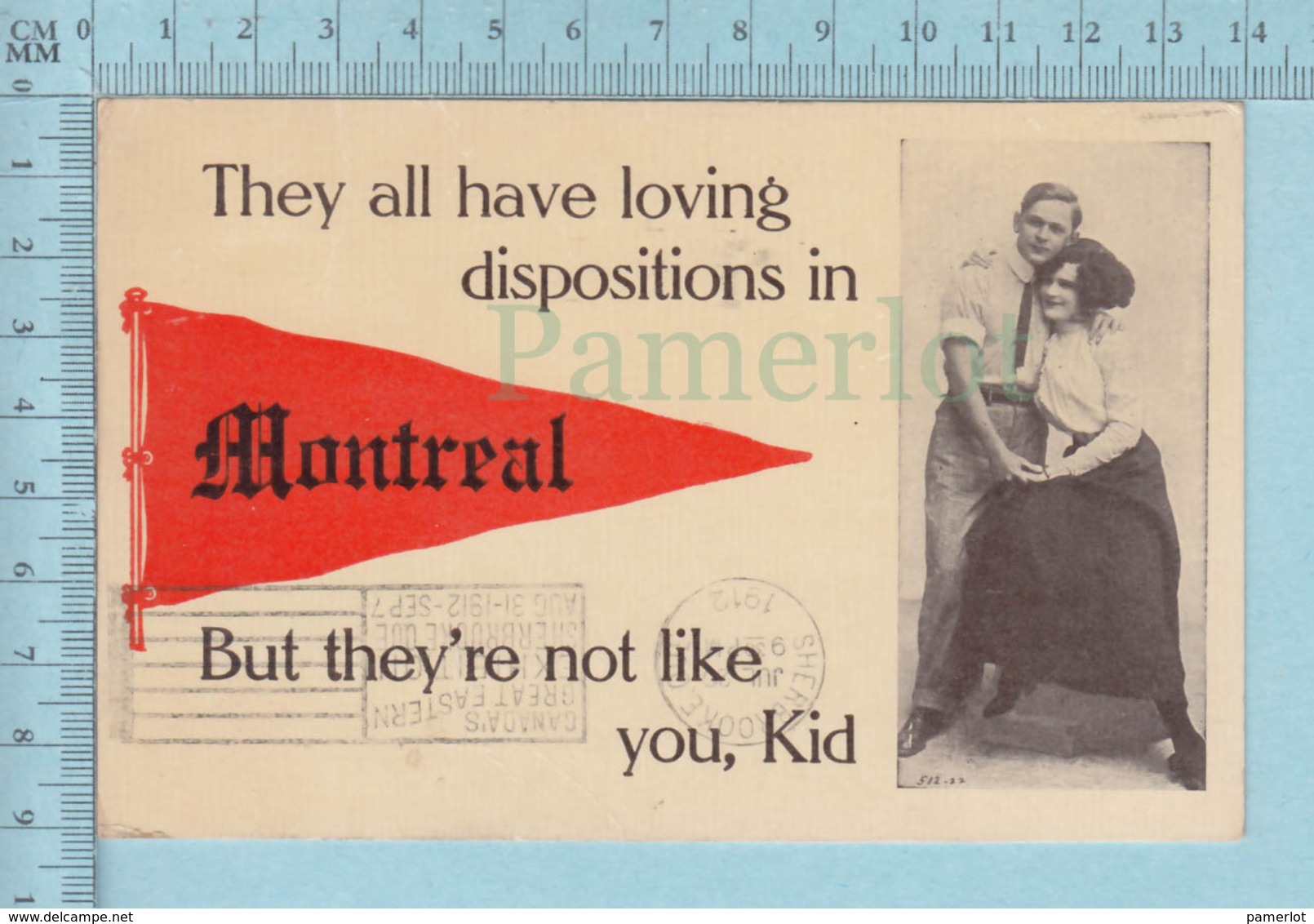 Montreal - Loving Dispositions.., Cover Sherbrooke 1912, Flame " Great Eastern Exibition Sherbrooke Aug 31- Sept 7 1912 - Montreal